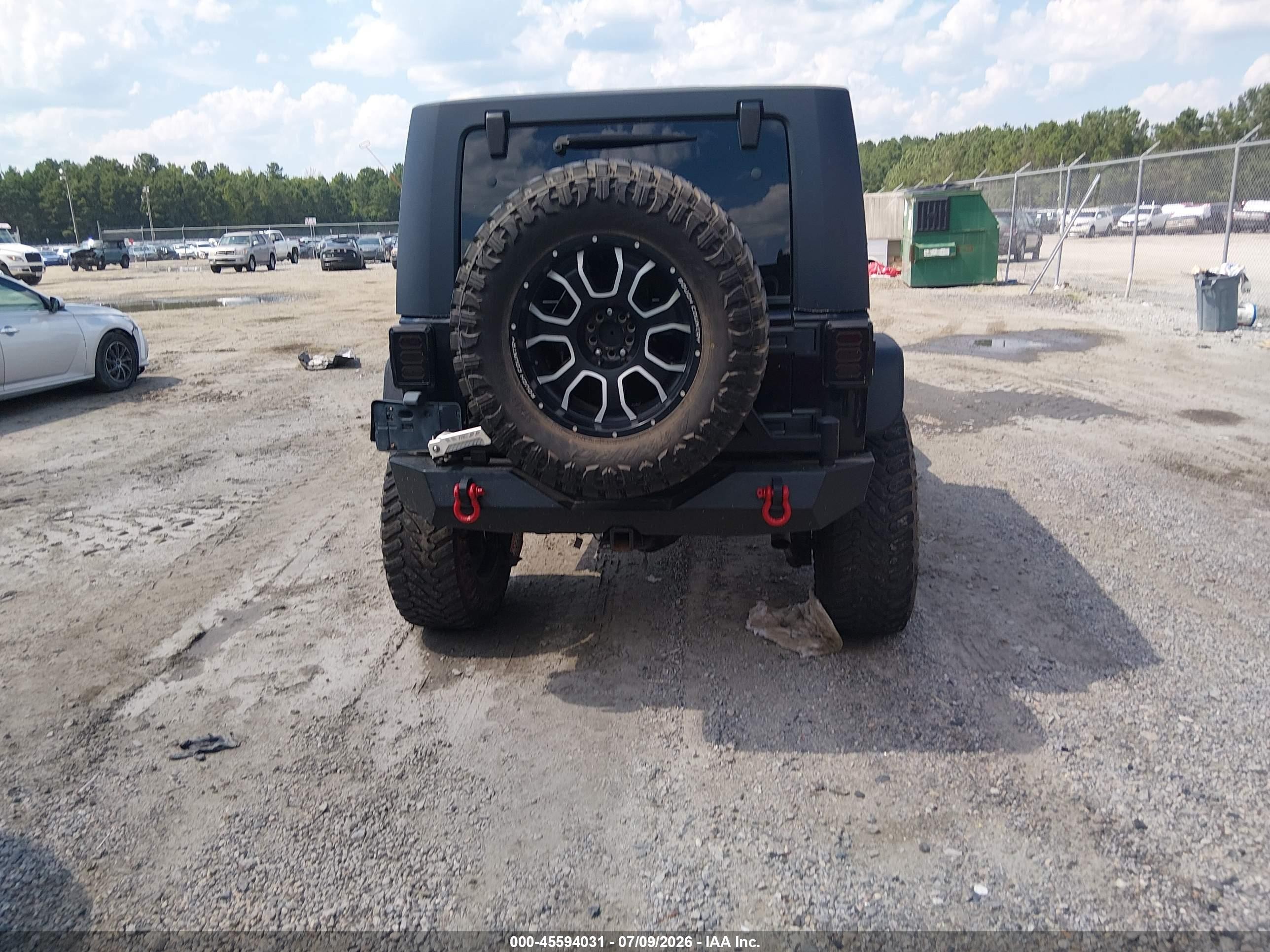 2008 Jeep Wrangler Unlimited X Black vin: 1J8GA39198L652207