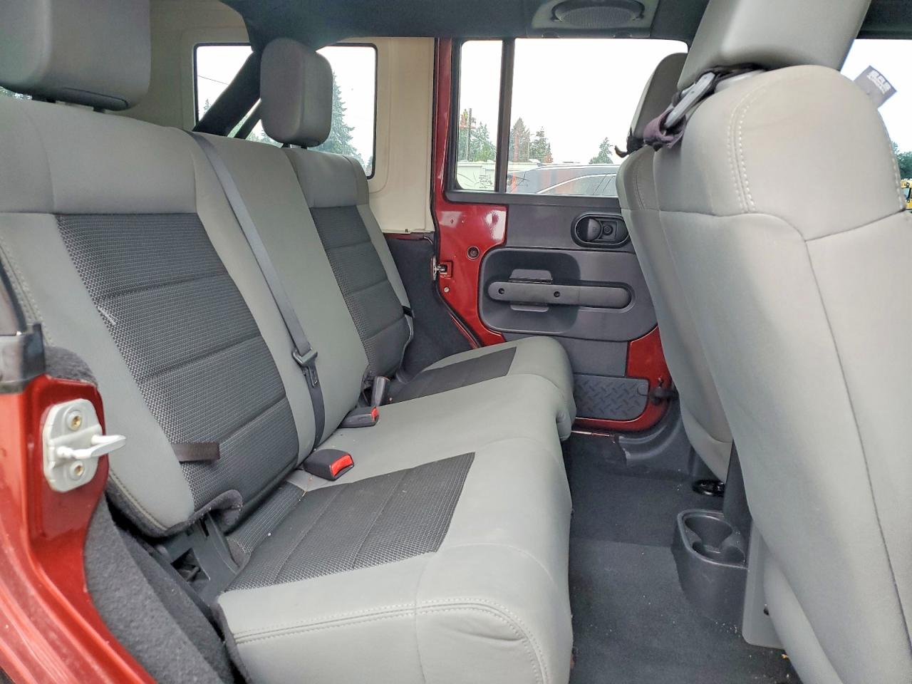 2008 Jeep Wrangler Unlimited X Бордовый vin: 1J8GA391X8L594205