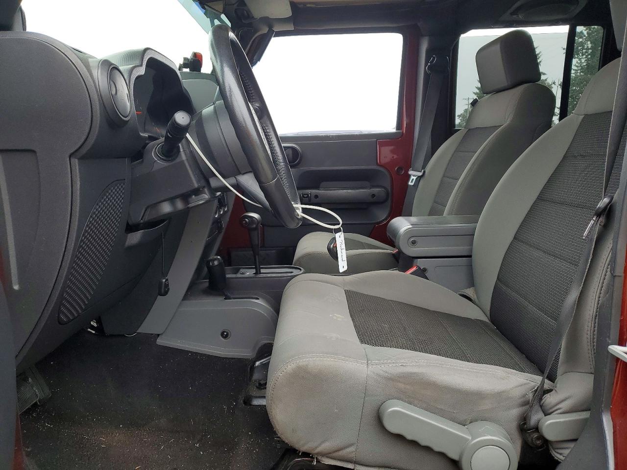 2008 Jeep Wrangler Unlimited X Бордовый vin: 1J8GA391X8L594205