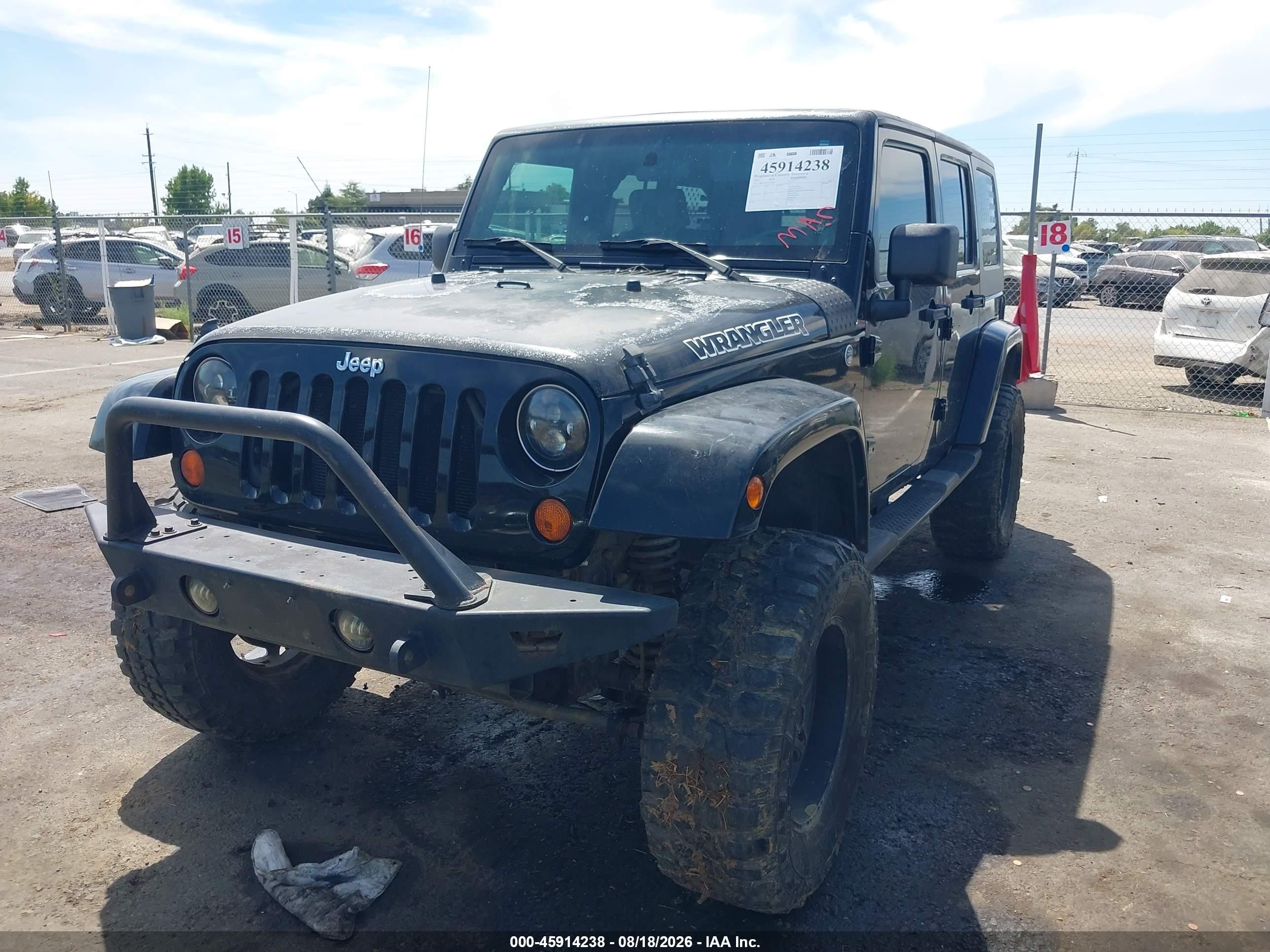 2007 Jeep Wrangler Unlimited Sahara Black vin: 1J8GA59137L216852