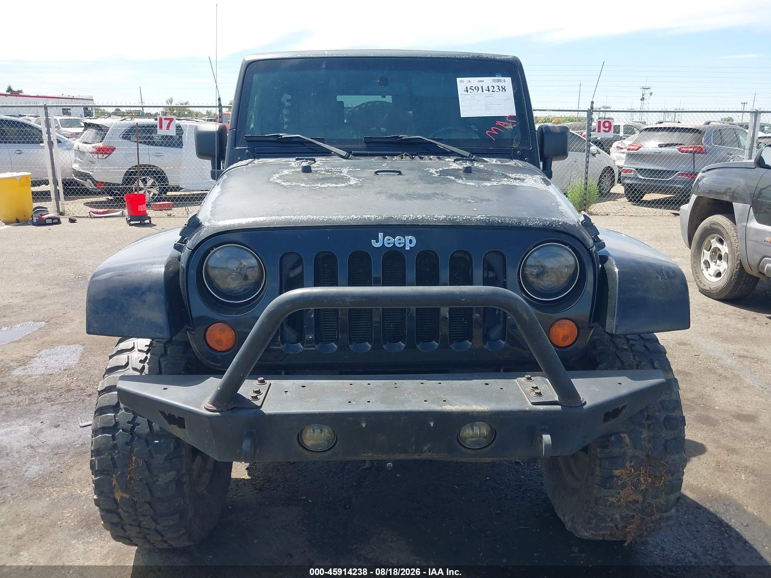 2007 Jeep Wrangler Unlimited Sahara Black vin: 1J8GA59137L216852