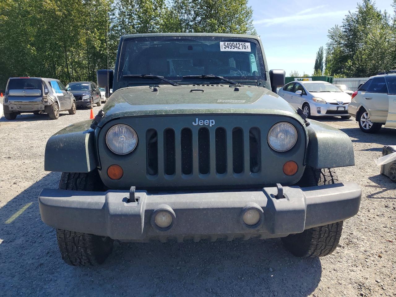 2007 Jeep Wrangler Sahara Green vin: 1J8GA59167L117703