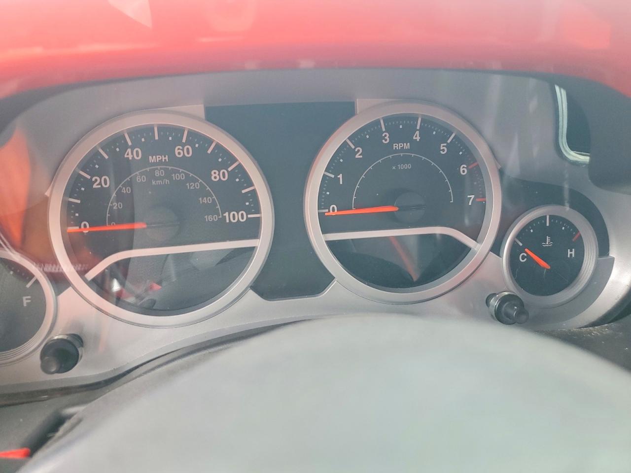 2007 Jeep Wrangler Sahara Красный vin: 1J8GA59197L214801