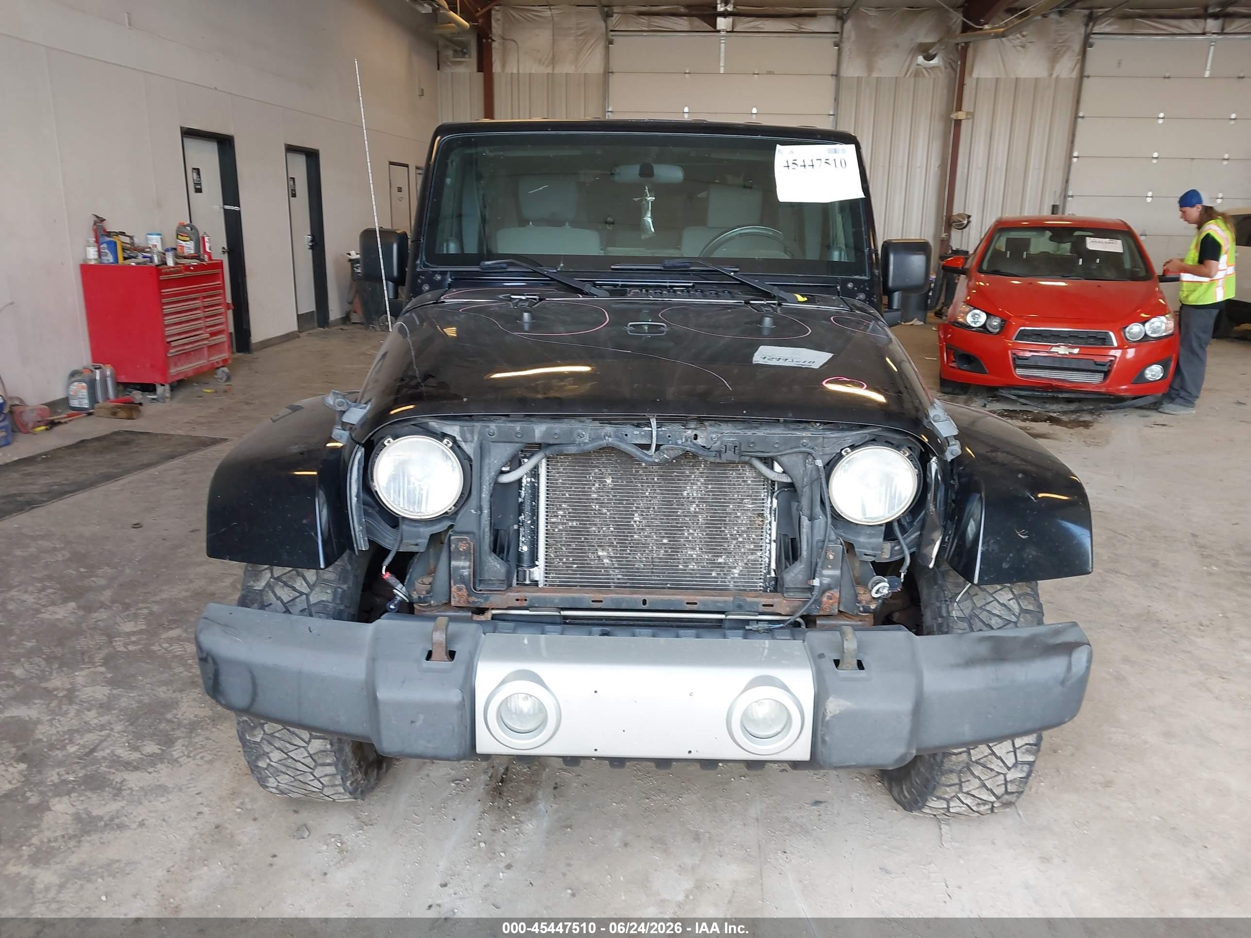 2008 Jeep Wrangler Unlimited Sahara Black vin: 1J8GA591X8L633676