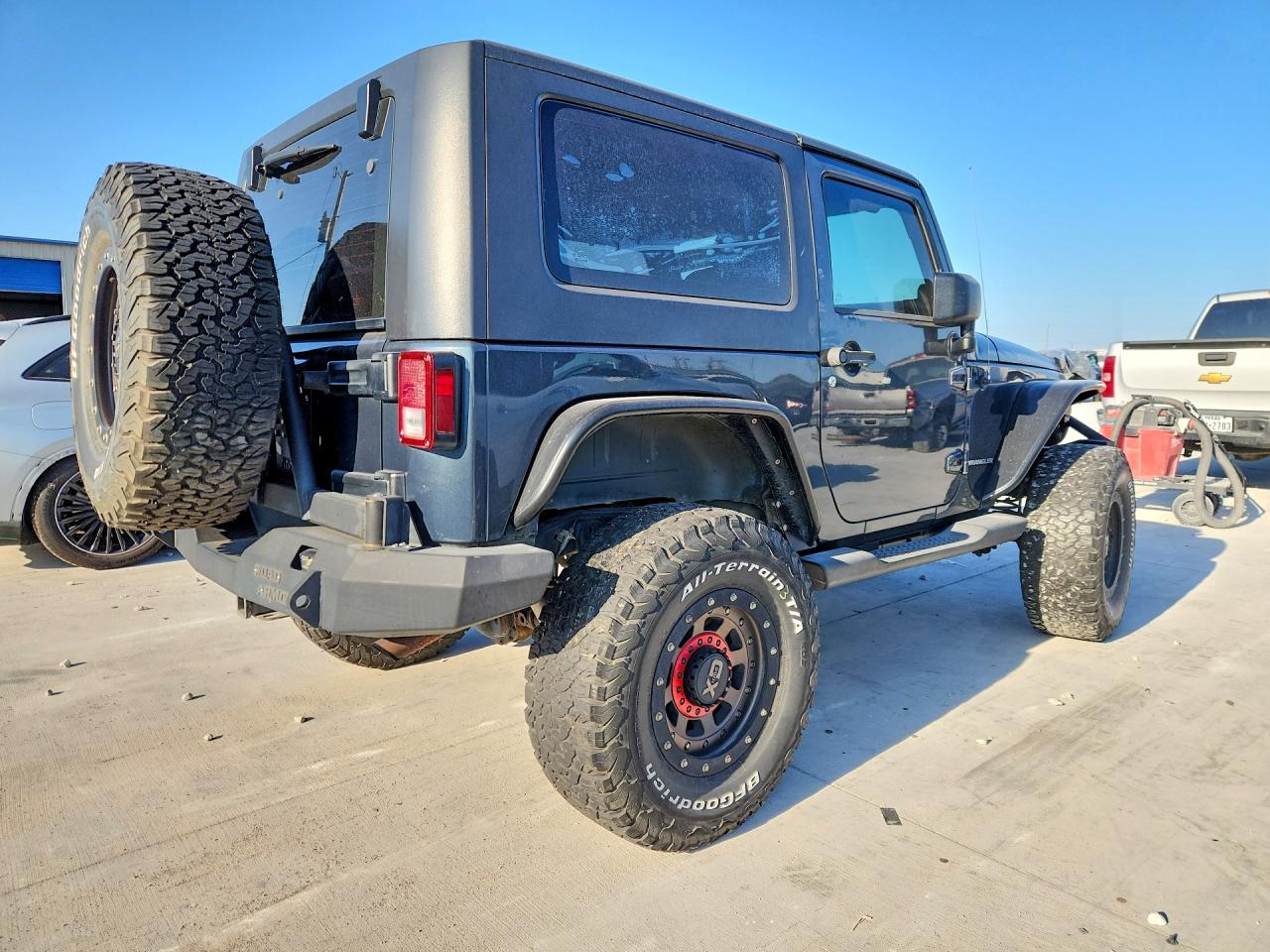 2007 Jeep Wrangler Rubicon Gray vin: 1J8GA64107L198789