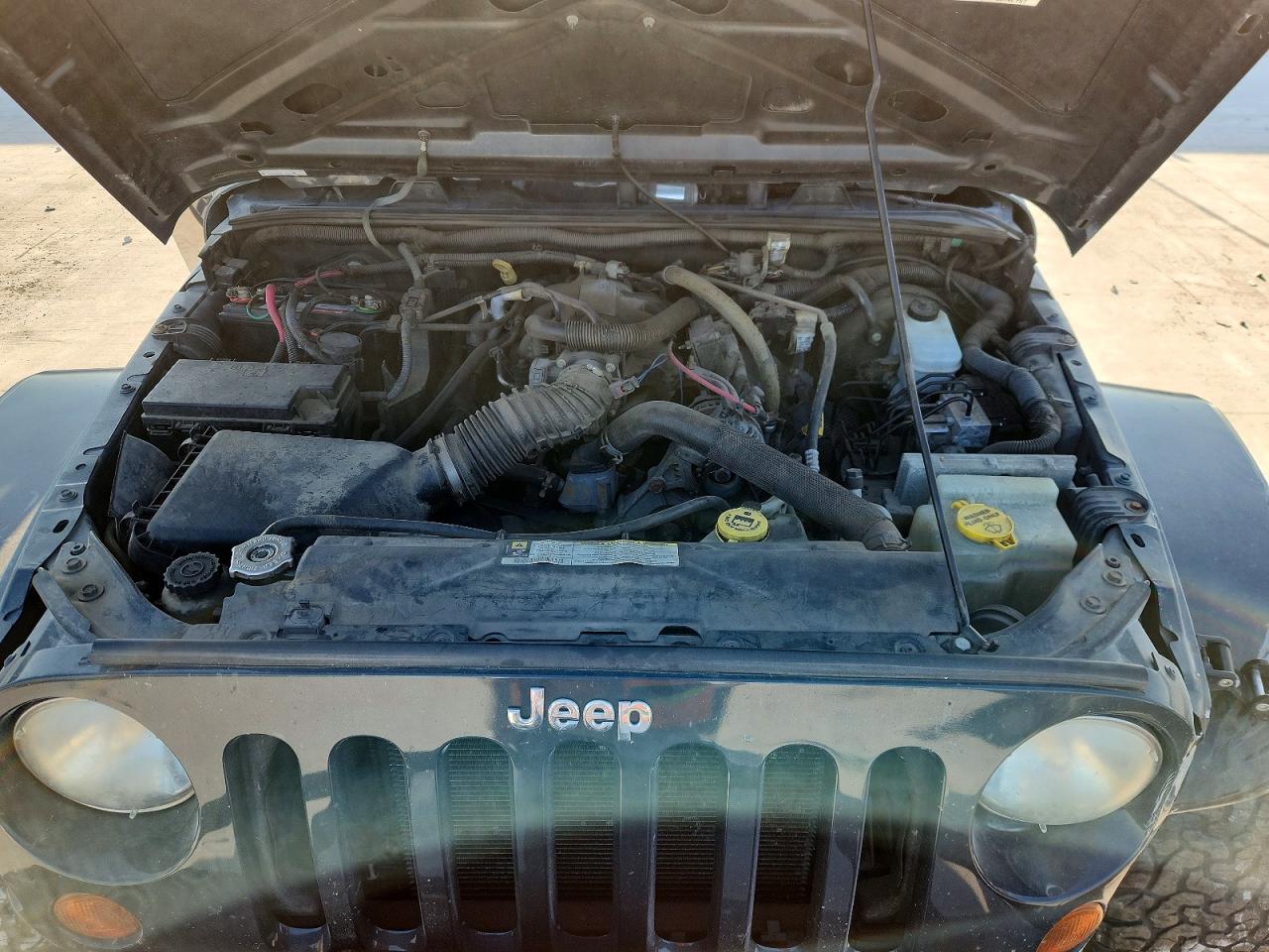 2007 Jeep Wrangler Rubicon Gray vin: 1J8GA64107L198789