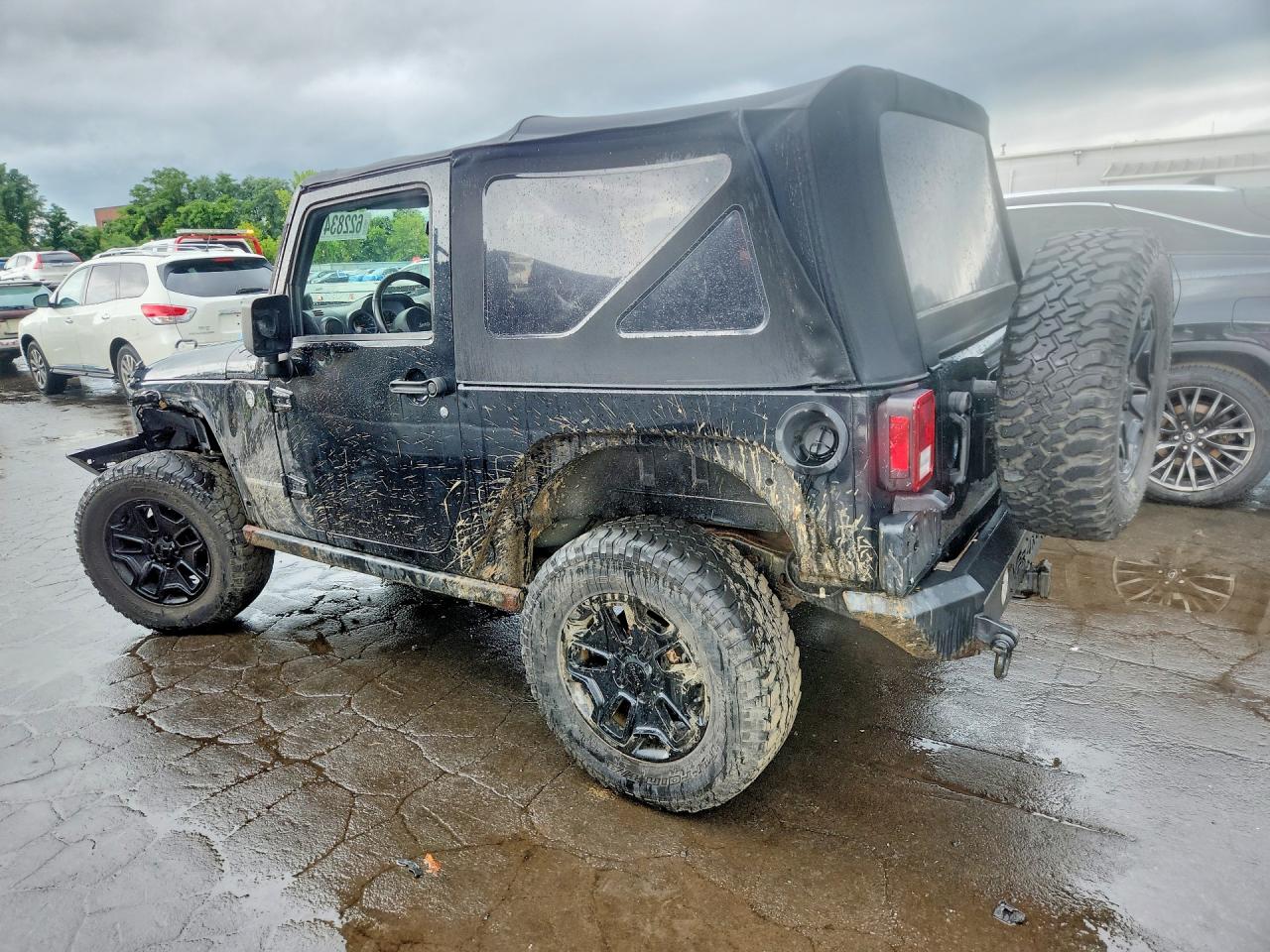 2008 Jeep Wrangler Rubicon Черный vin: 1J8GA64158L518691
