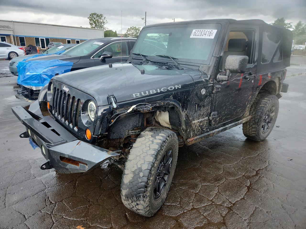 2008 Jeep Wrangler Rubicon Черный vin: 1J8GA64158L518691