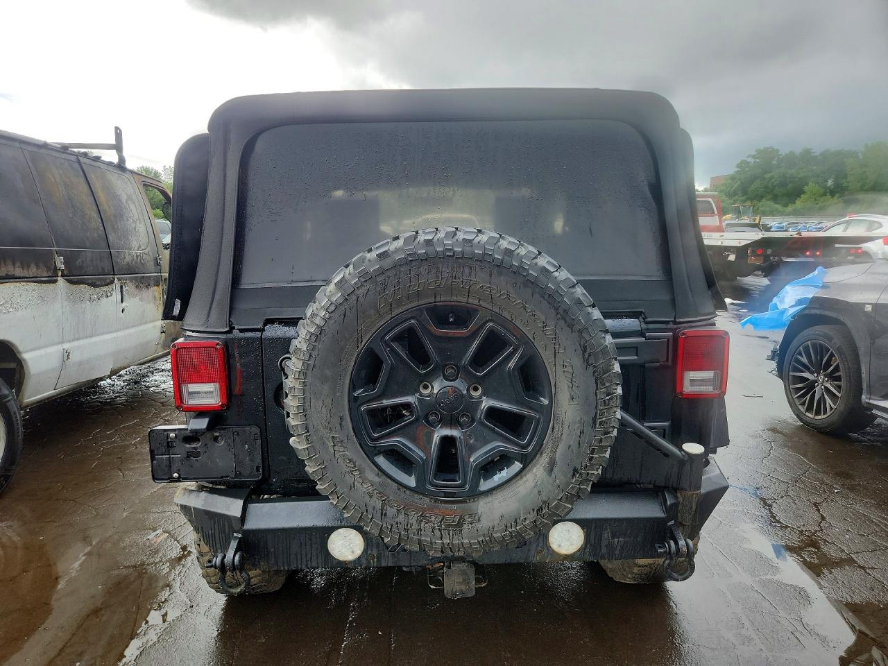 2008 Jeep Wrangler Rubicon Черный vin: 1J8GA64158L518691