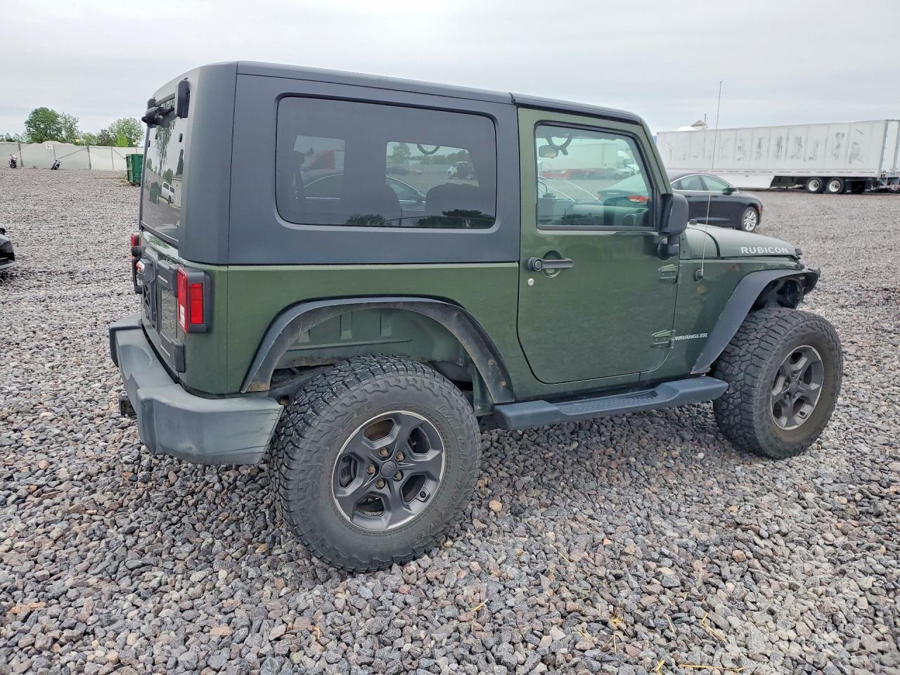 2007 Jeep Wrangler Rubicon Green vin: 1J8GA64177L126195