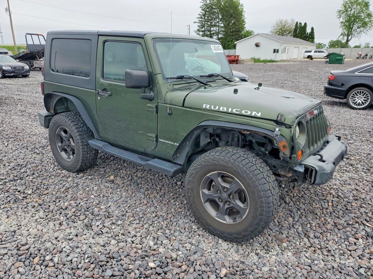 2007 Jeep Wrangler Rubicon Green vin: 1J8GA64177L126195