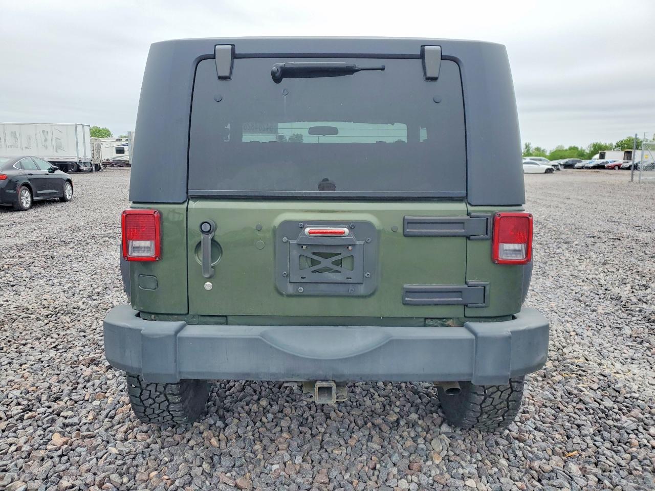 2007 Jeep Wrangler Rubicon Green vin: 1J8GA64177L126195