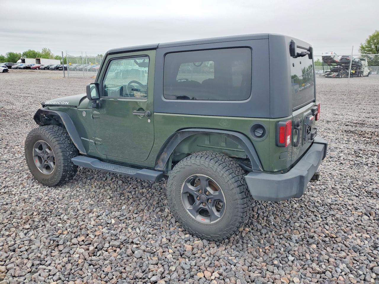2007 Jeep Wrangler Rubicon Green vin: 1J8GA64177L126195