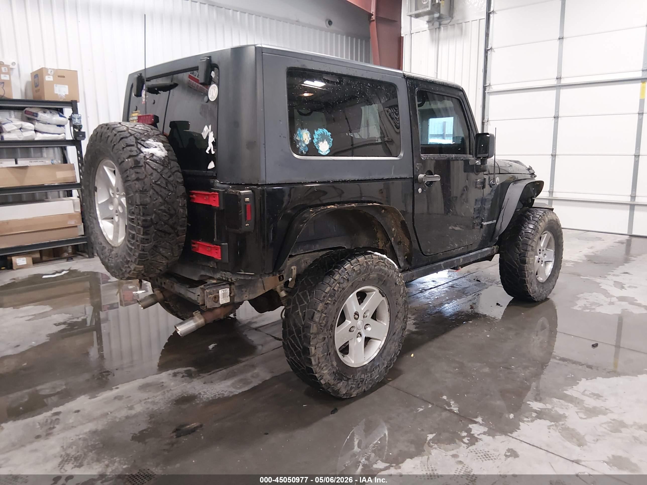2008 Jeep Wrangler Rubicon Black vin: 1J8GA64198L563424