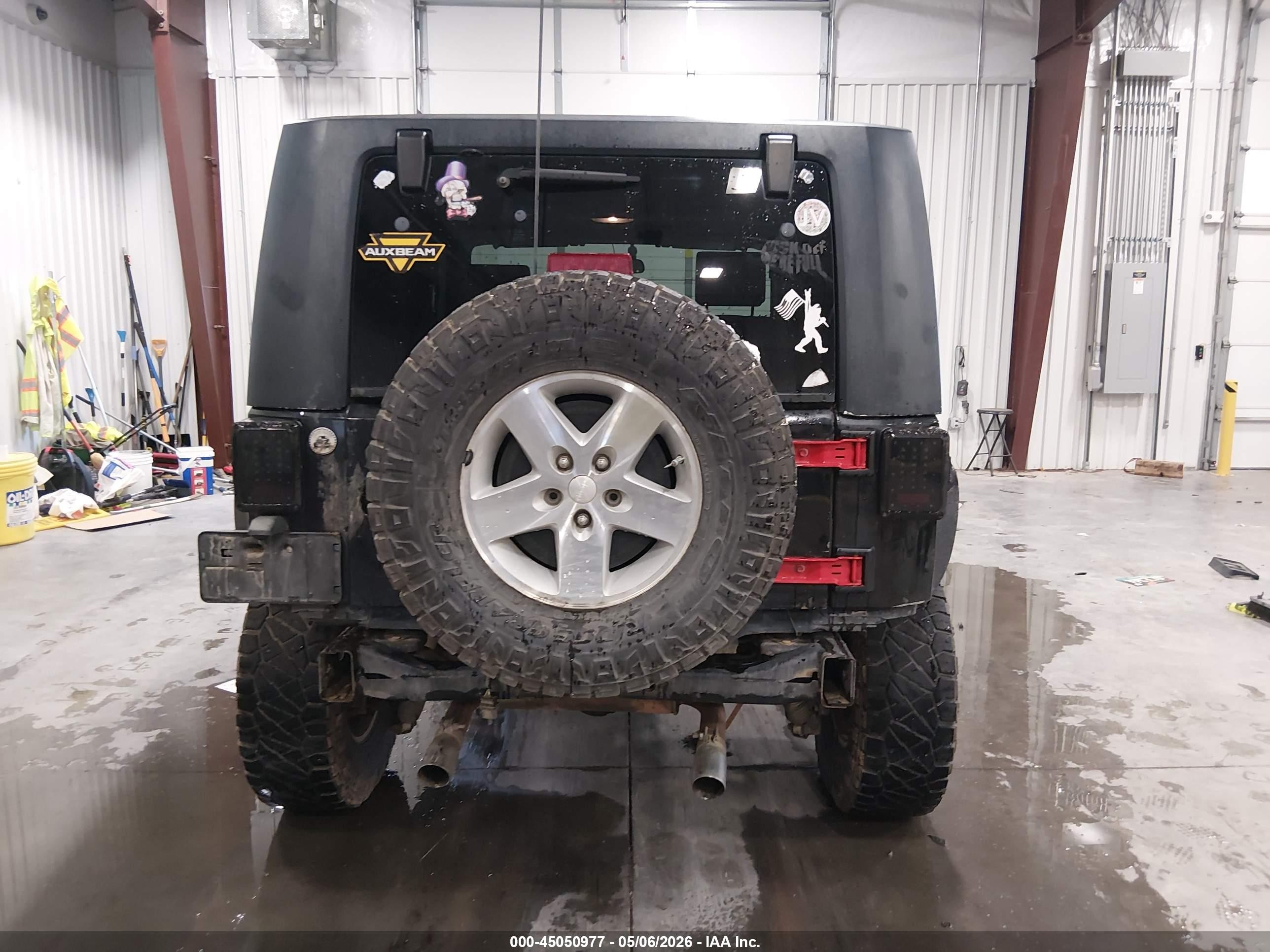 2008 Jeep Wrangler Rubicon Black vin: 1J8GA64198L563424