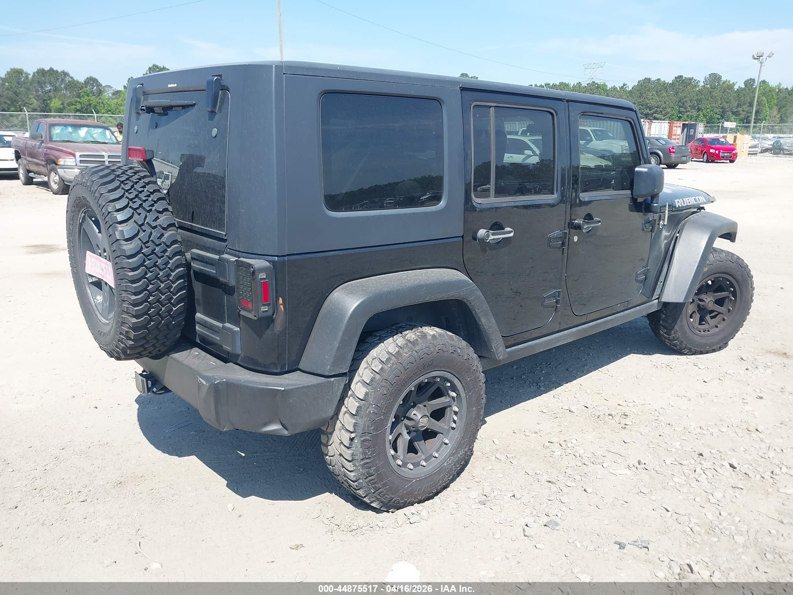 2008 Jeep Wrangler Unlimited Rubicon Черный vin: 1J8GA69108L654526