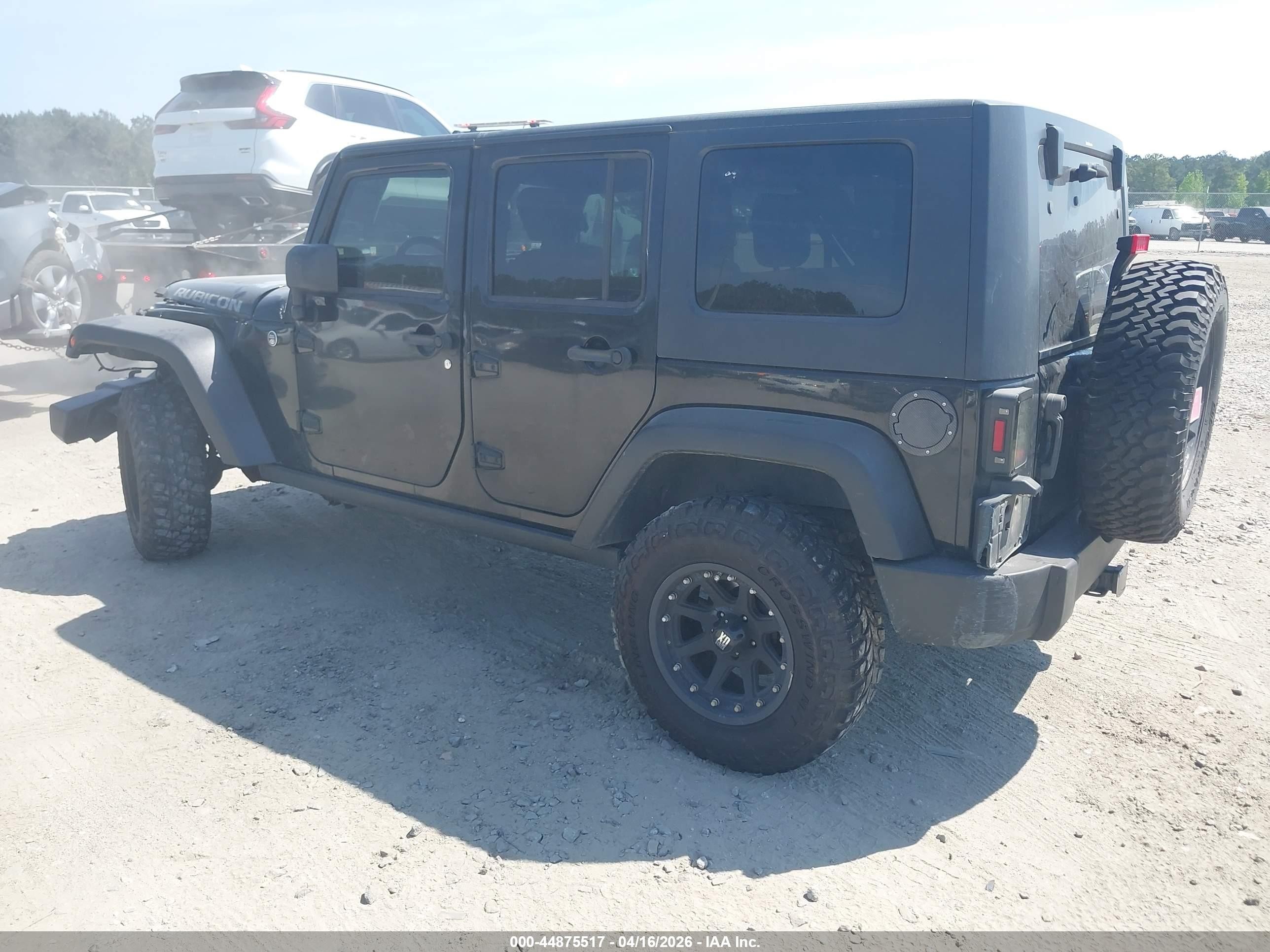2008 Jeep Wrangler Unlimited Rubicon Черный vin: 1J8GA69108L654526