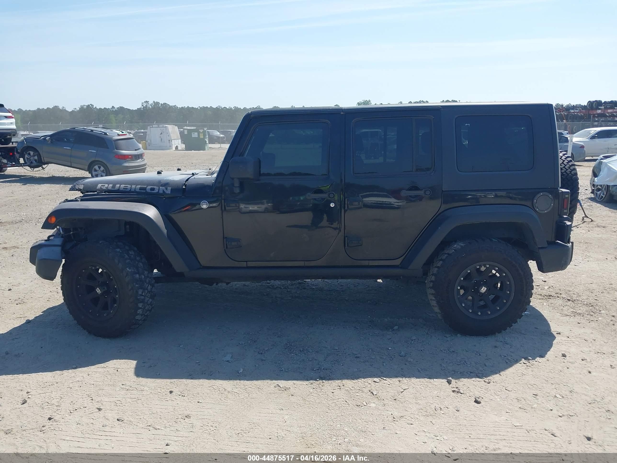 2008 Jeep Wrangler Unlimited Rubicon Черный vin: 1J8GA69108L654526