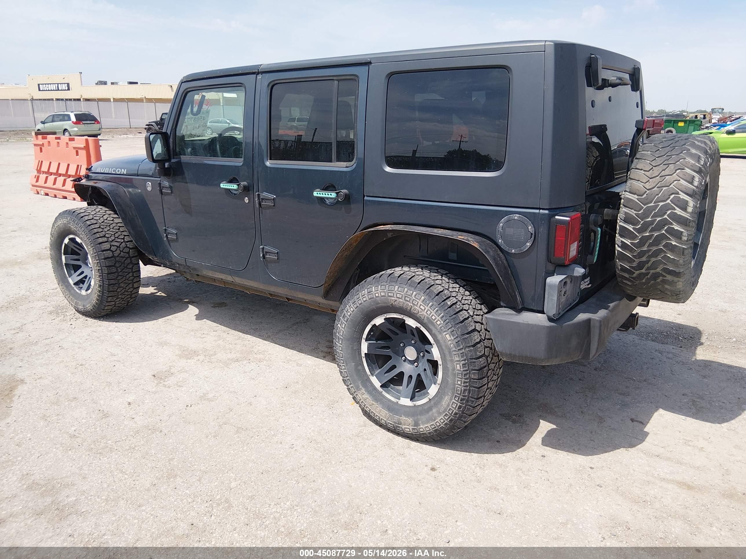 2007 Jeep Wrangler Unlimited Rubicon Blue vin: 1J8GA69127L144287