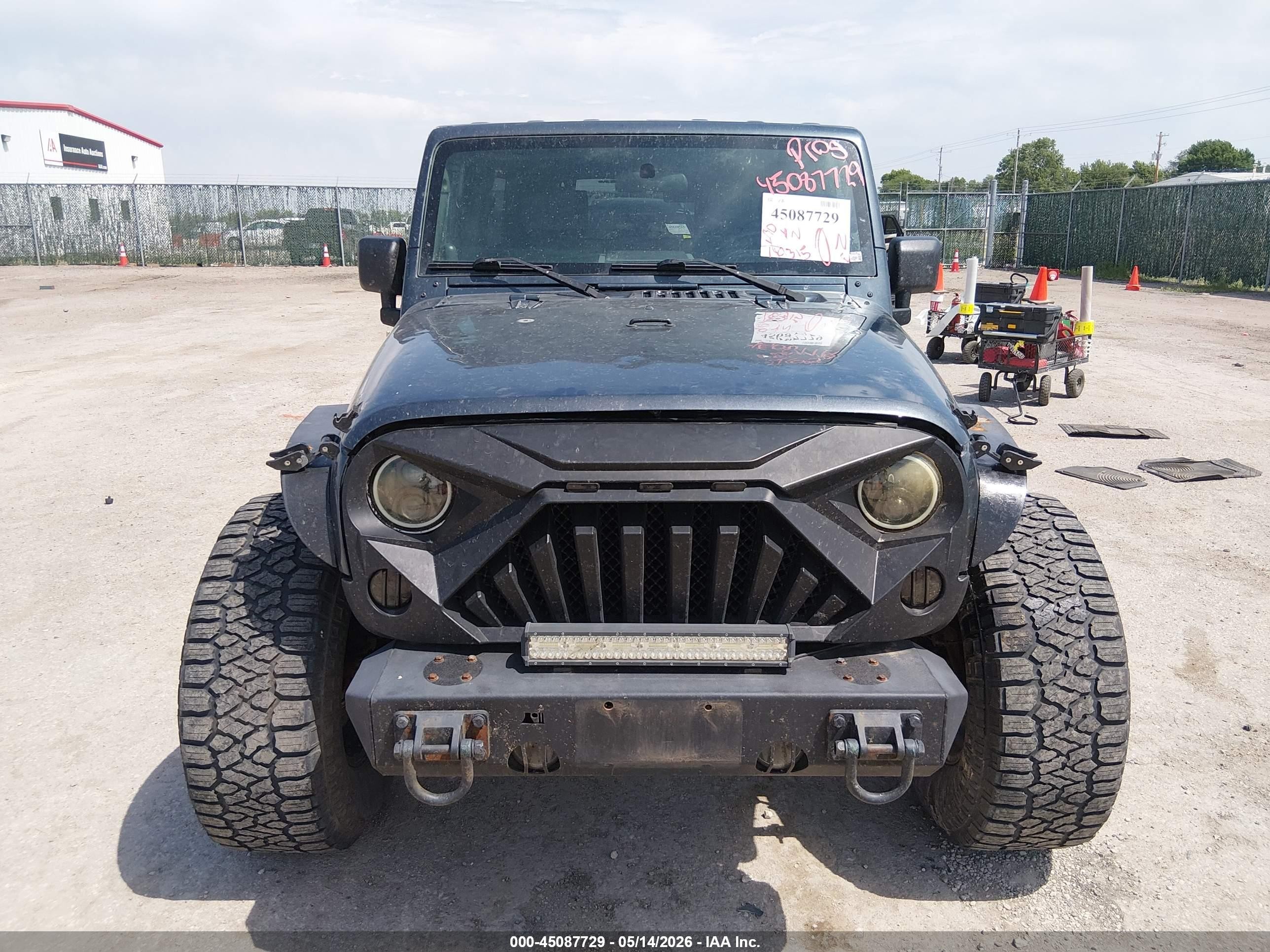 2007 Jeep Wrangler Unlimited Rubicon Blue vin: 1J8GA69127L144287