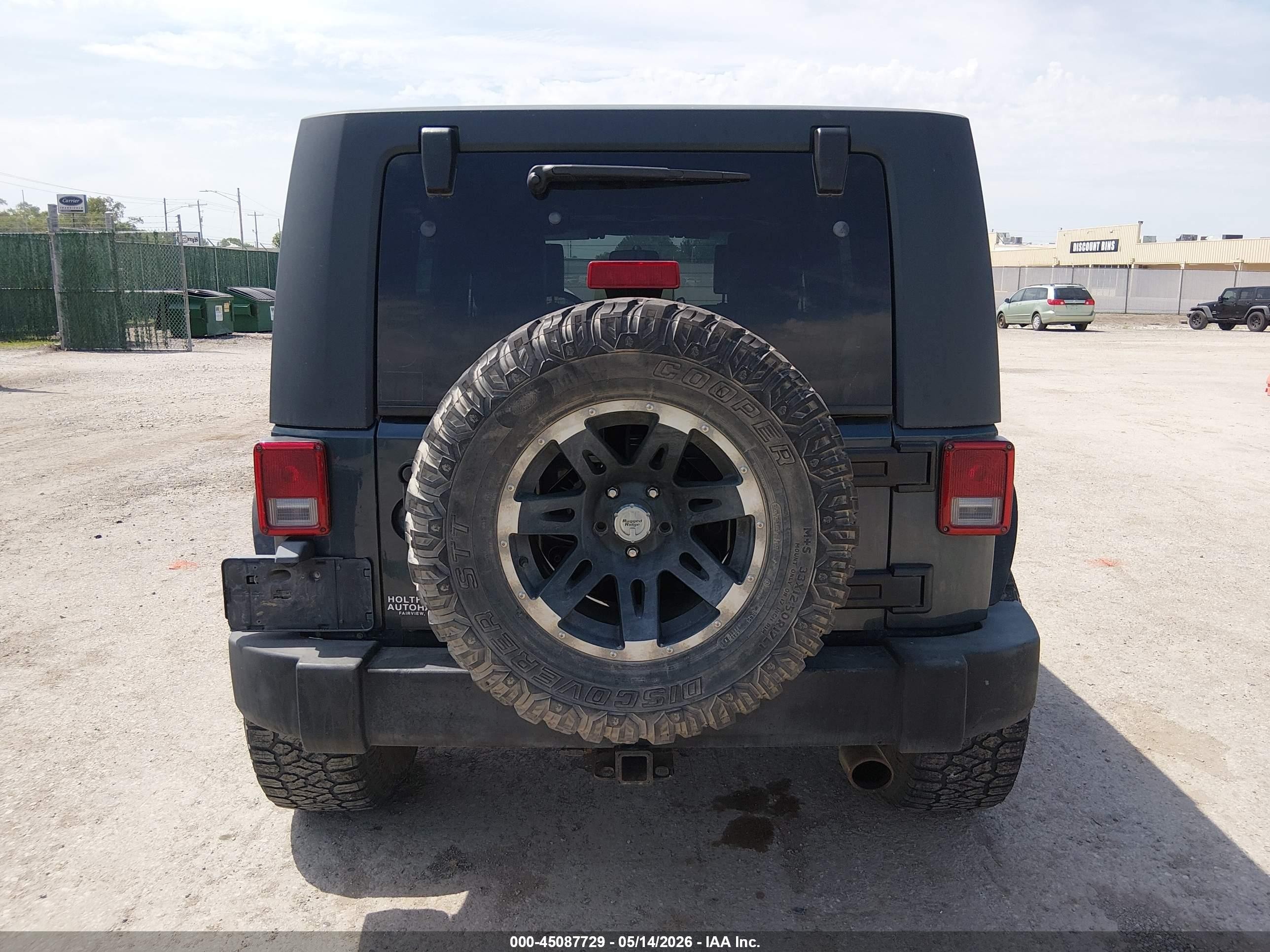 2007 Jeep Wrangler Unlimited Rubicon Blue vin: 1J8GA69127L144287