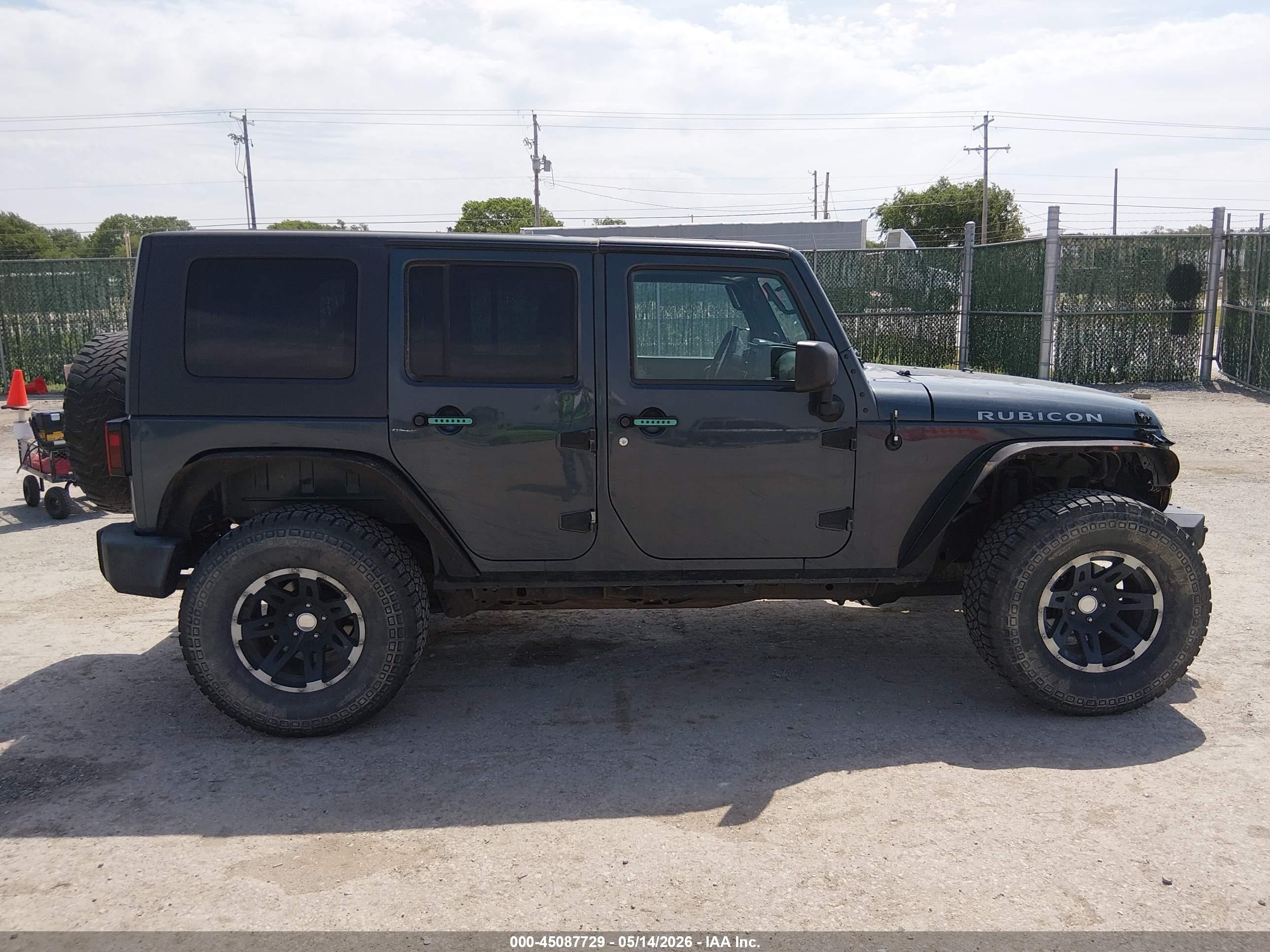 2007 Jeep Wrangler Unlimited Rubicon Blue vin: 1J8GA69127L144287