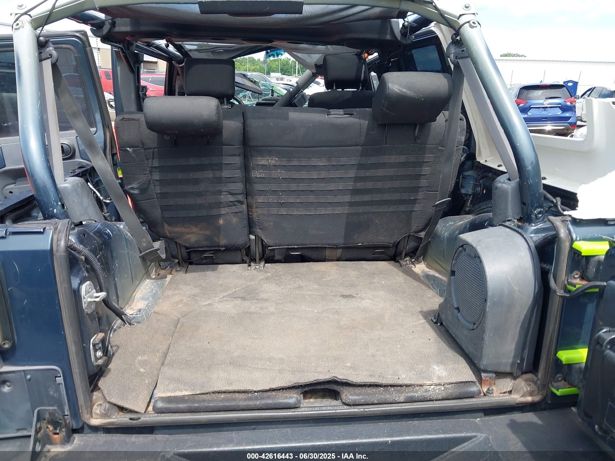 2007 Jeep Wrangler Unlimited Rubicon Black vin: 1J8GA69127L154818