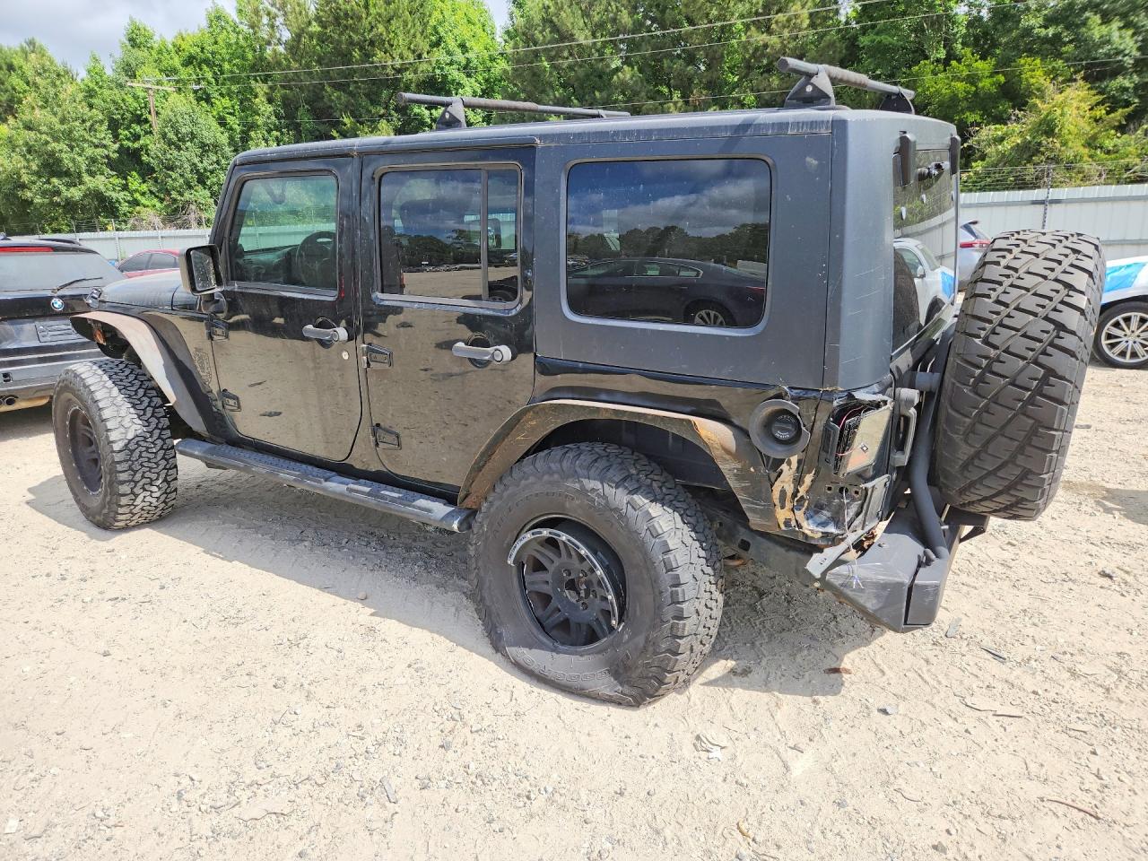 2007 Jeep Wrangler Rubicon Black vin: 1J8GA69137L211933