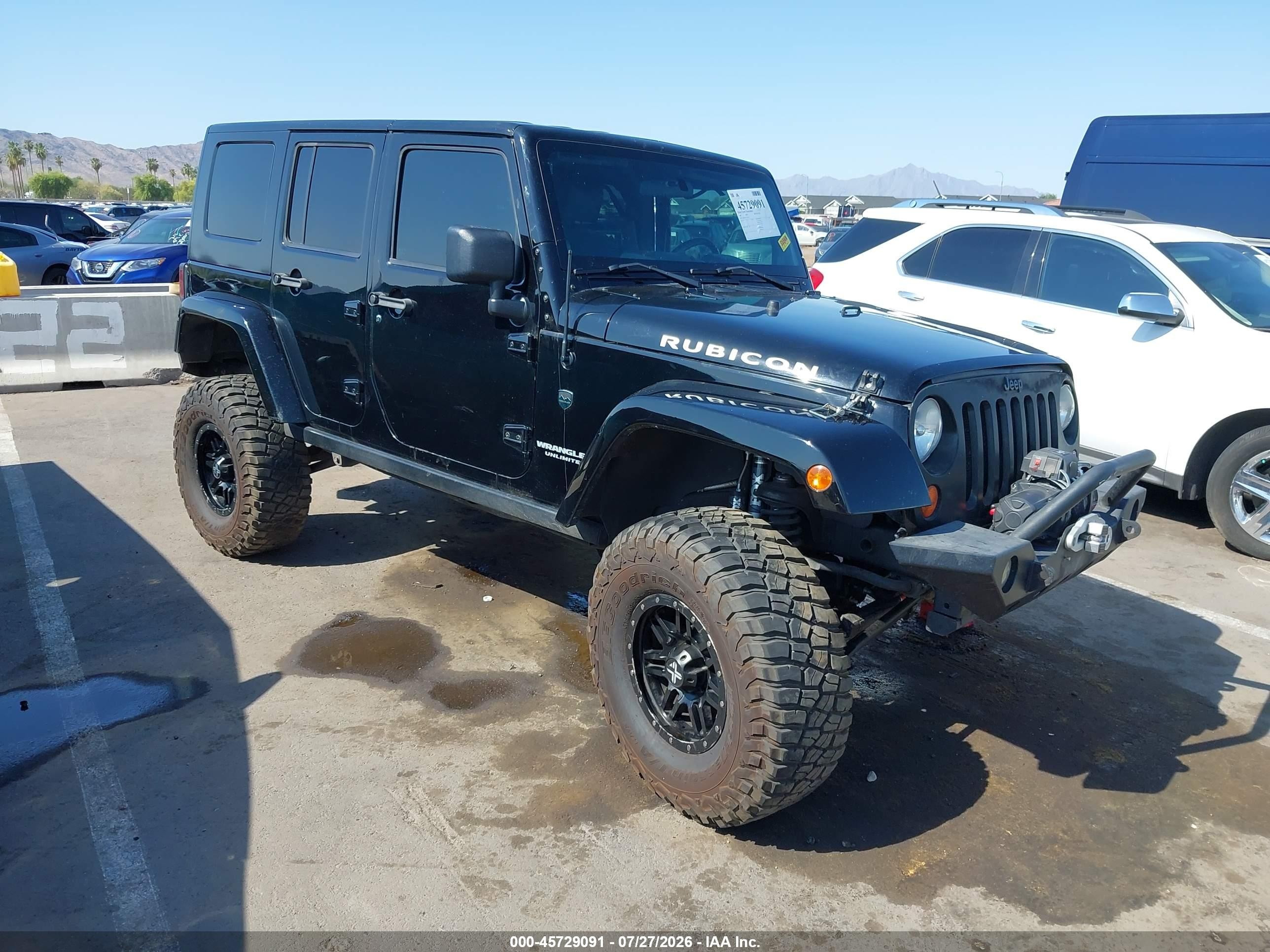 2007 Jeep Wrangler   Black vin: 1J8GA69157L166512
