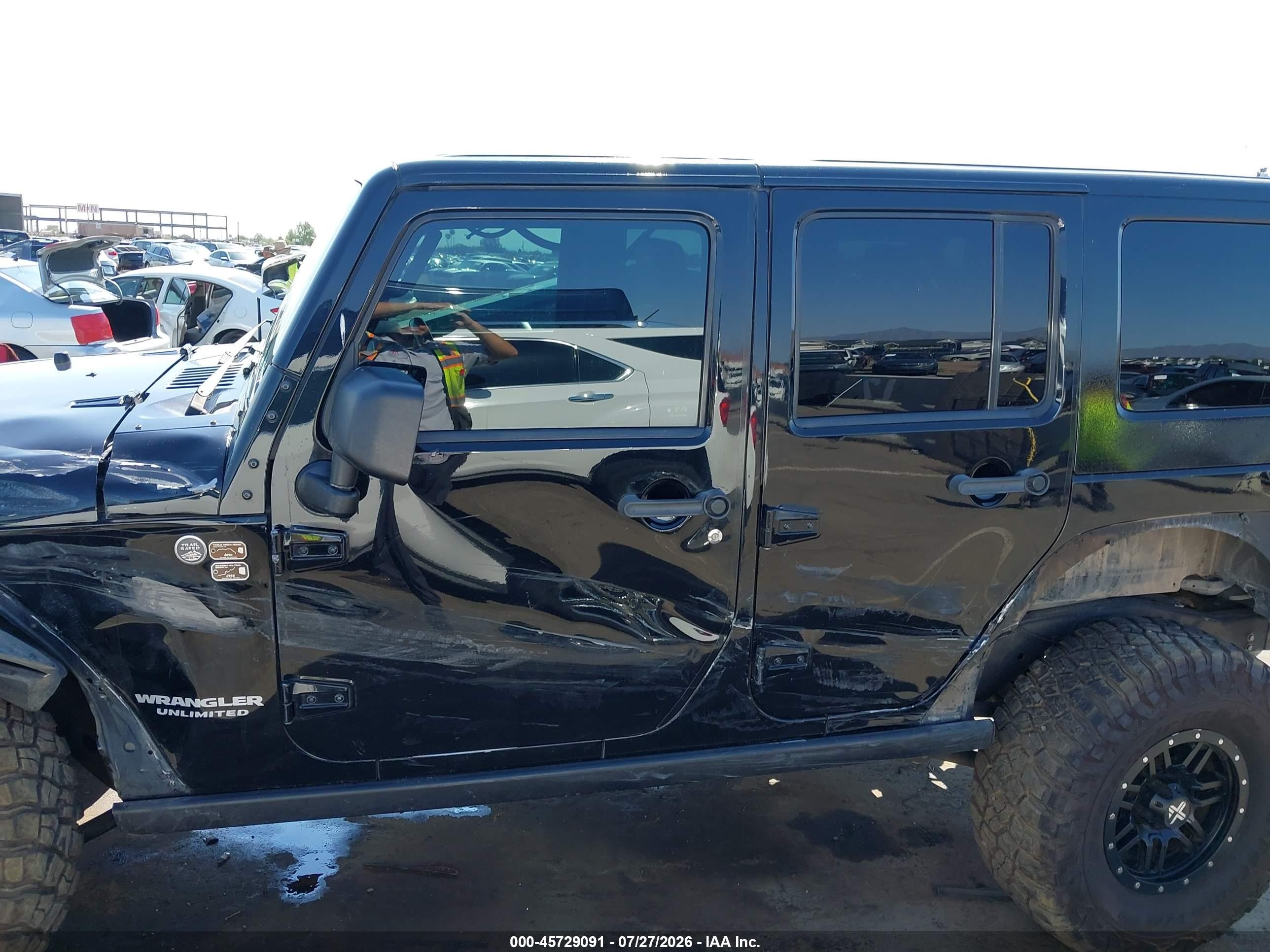 2007 Jeep Wrangler   Black vin: 1J8GA69157L166512