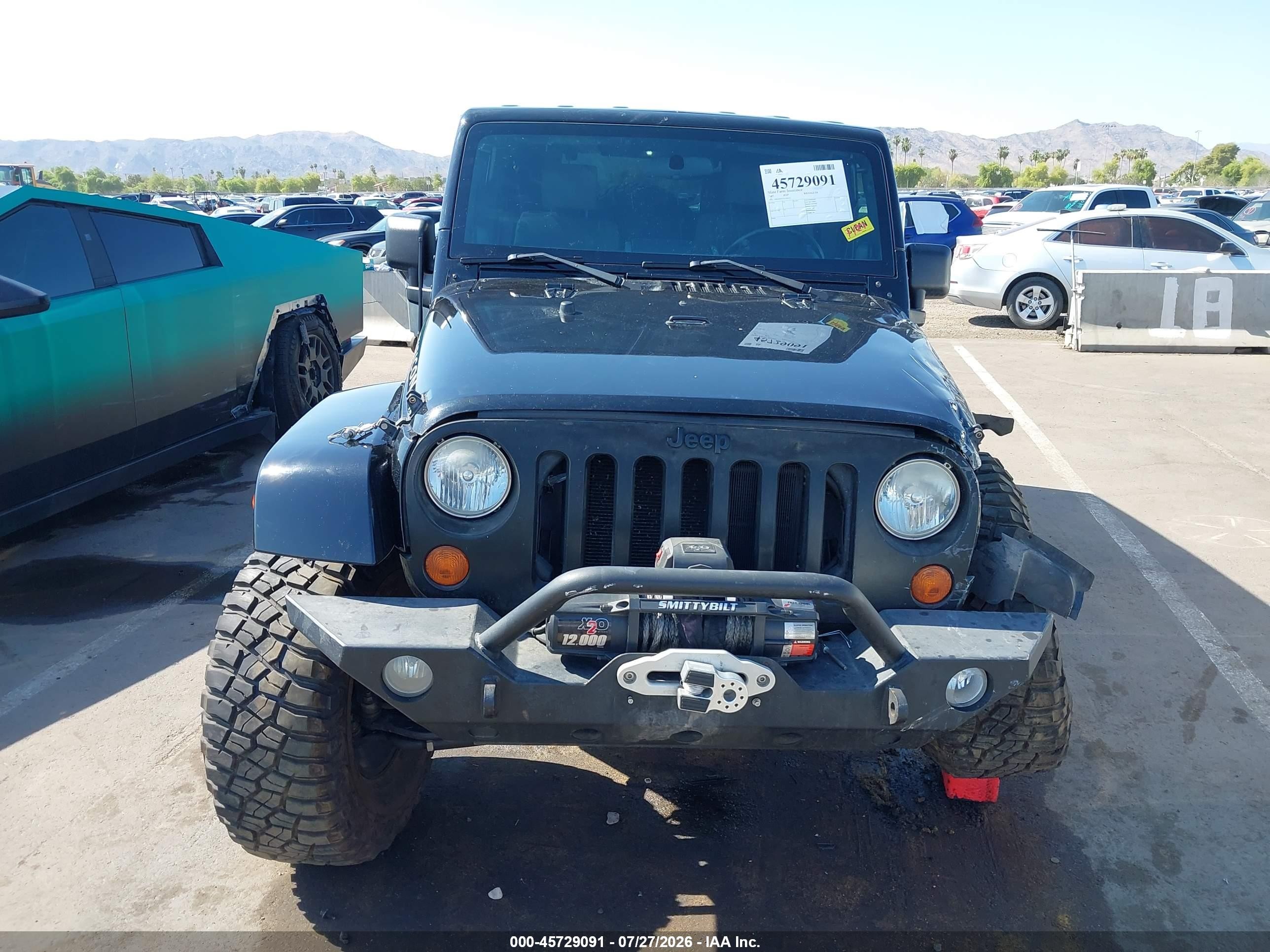2007 Jeep Wrangler   Black vin: 1J8GA69157L166512