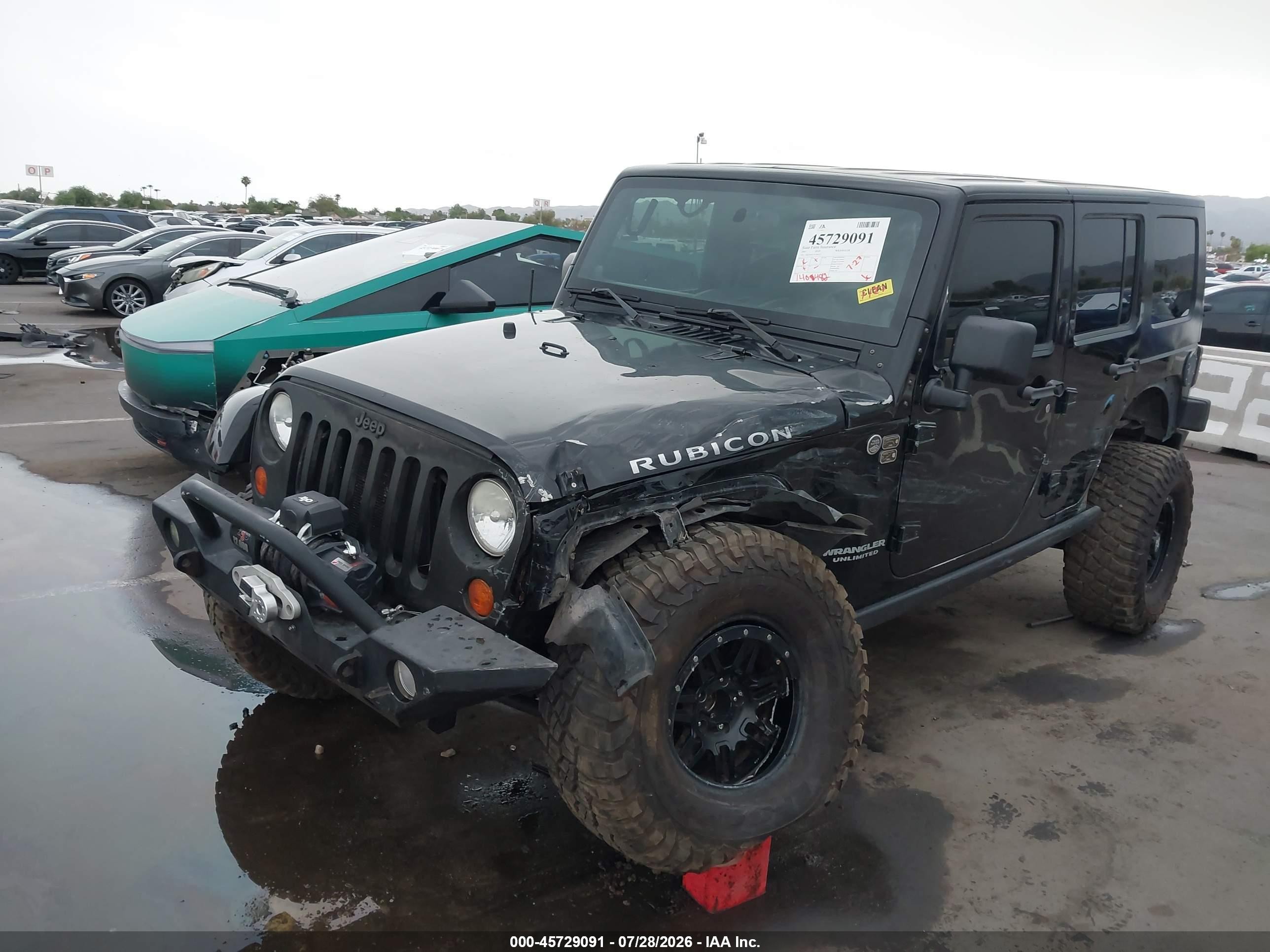 2007 Jeep Wrangler   Black vin: 1J8GA69157L166512