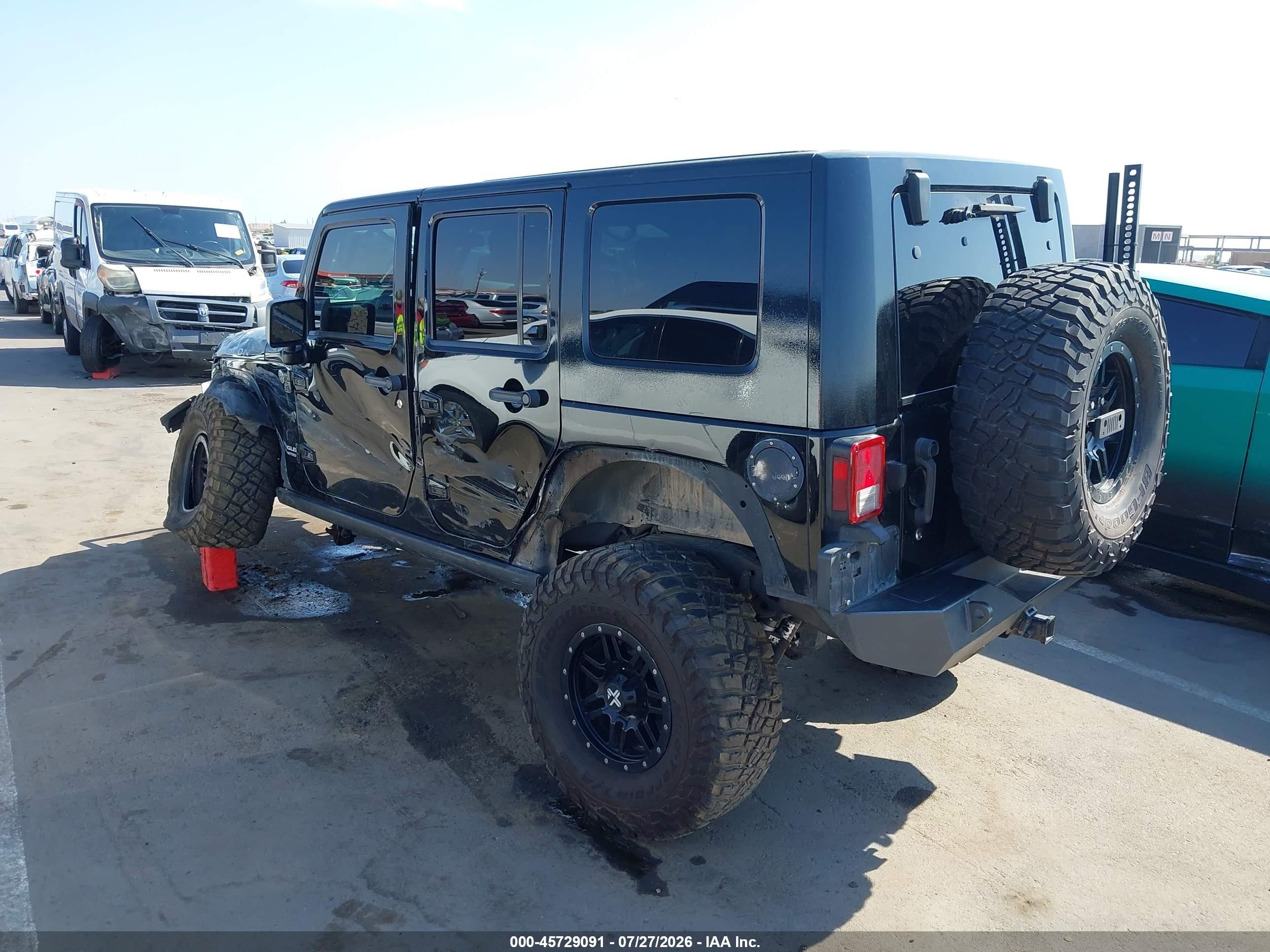 2007 Jeep Wrangler   Black vin: 1J8GA69157L166512