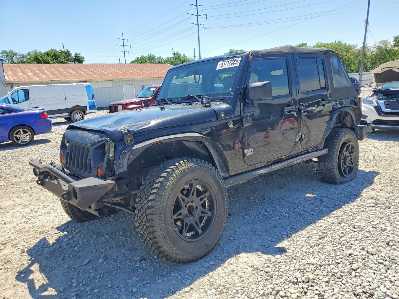2009 Jeep Wrangler Unlimited Rubicon Black vin: 1J8GA69179L703383