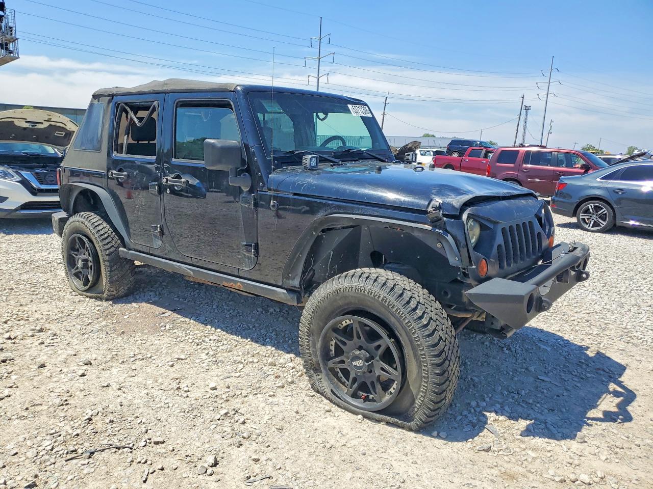 2009 Jeep Wrangler Unlimited Rubicon Black vin: 1J8GA69179L703383