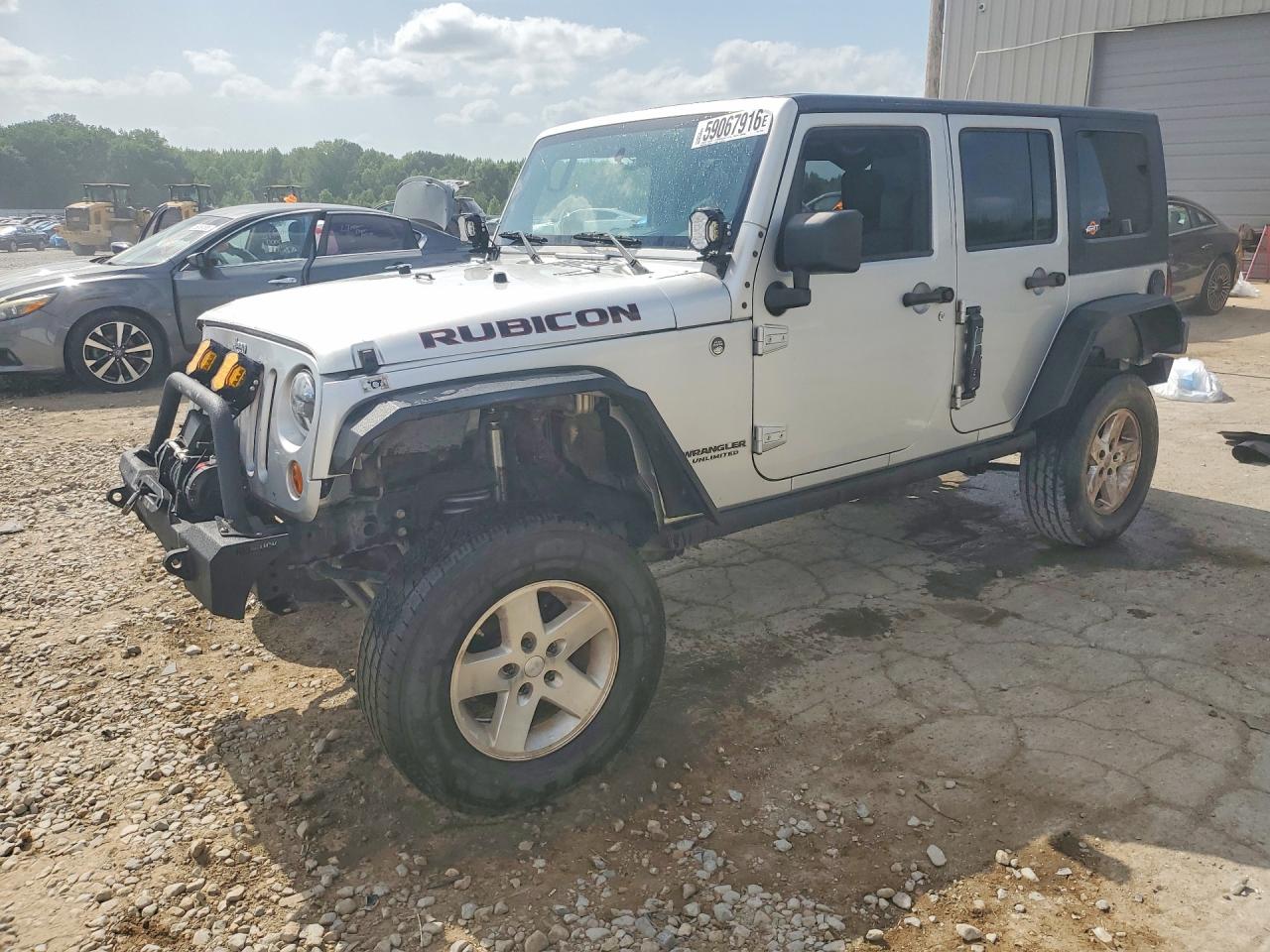 2009 Jeep Wrangler Unlimited Rubicon Silver vin: 1J8GA69179L774745