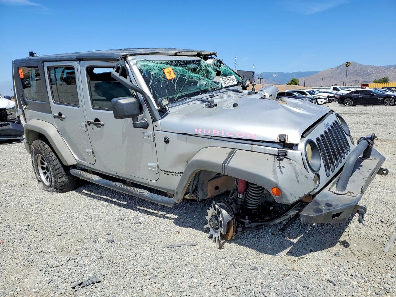 2007 Jeep Wrangler Rubicon Silver vin: 1J8GA69197L166657