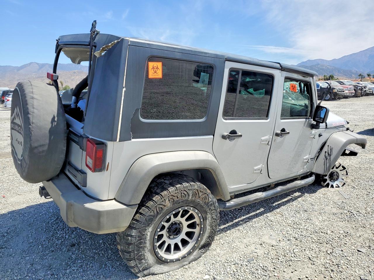 2007 Jeep Wrangler Rubicon Silver vin: 1J8GA69197L166657