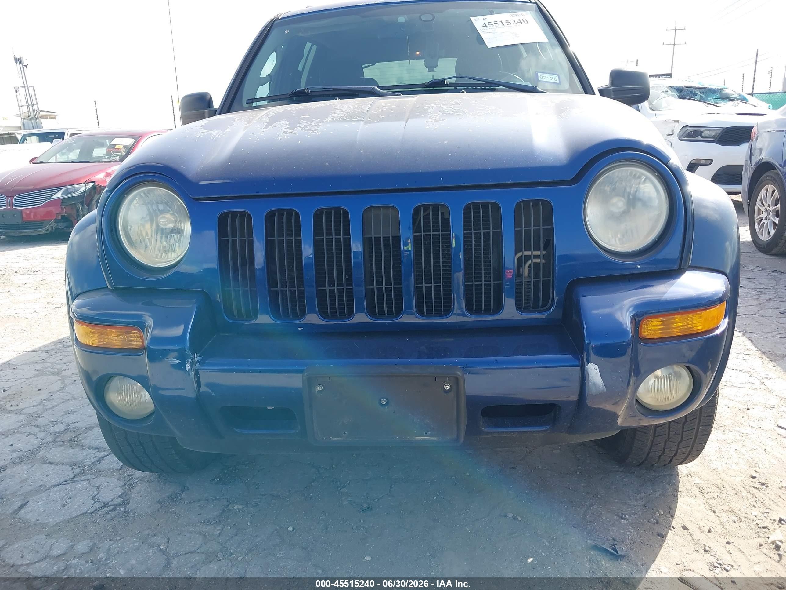 2003 Jeep Liberty Limited Edition Blue vin: 1J8GK58K03W518261