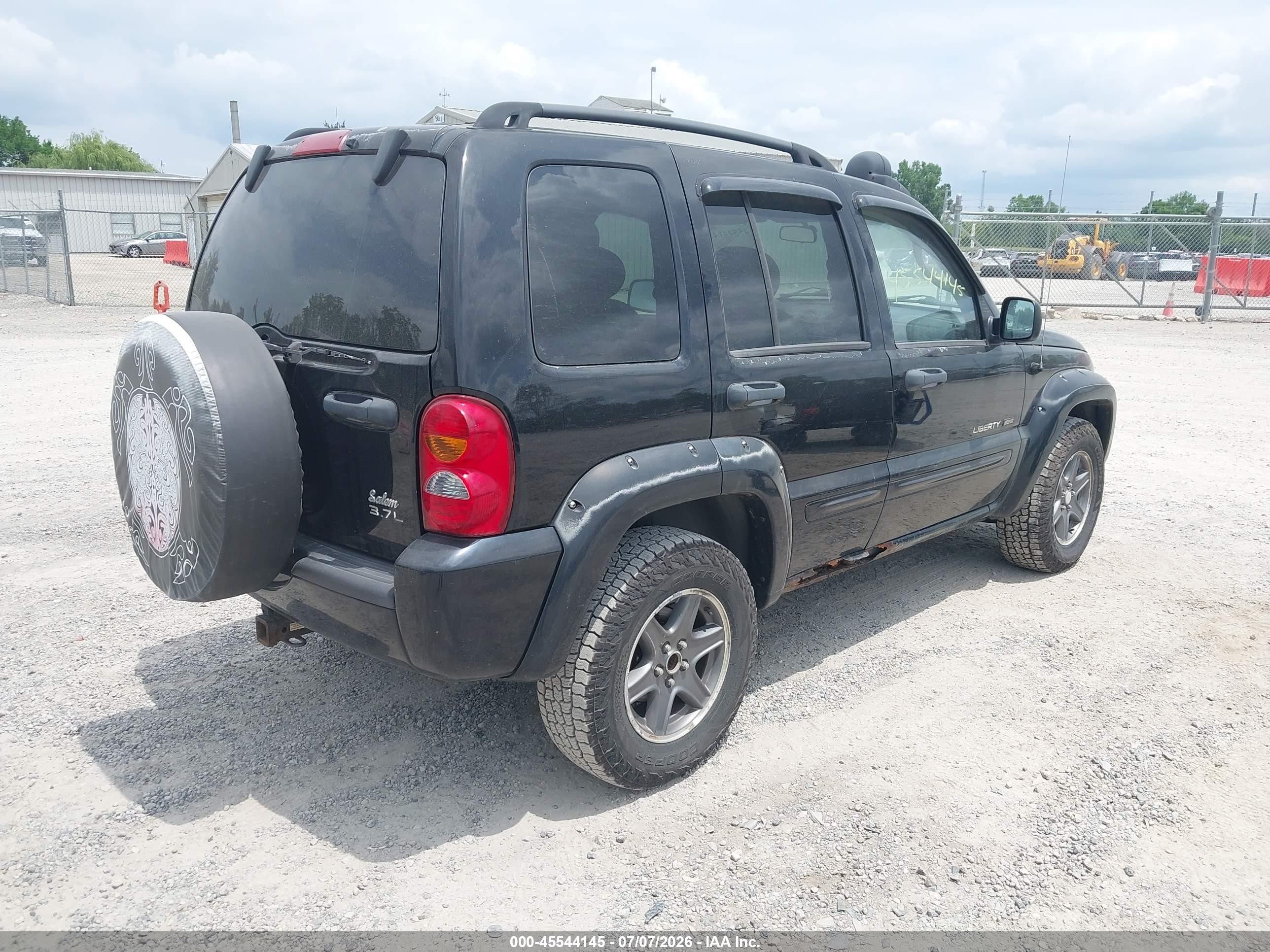 2003 Jeep Liberty Renegade Black vin: 1J8GL38K23W546659