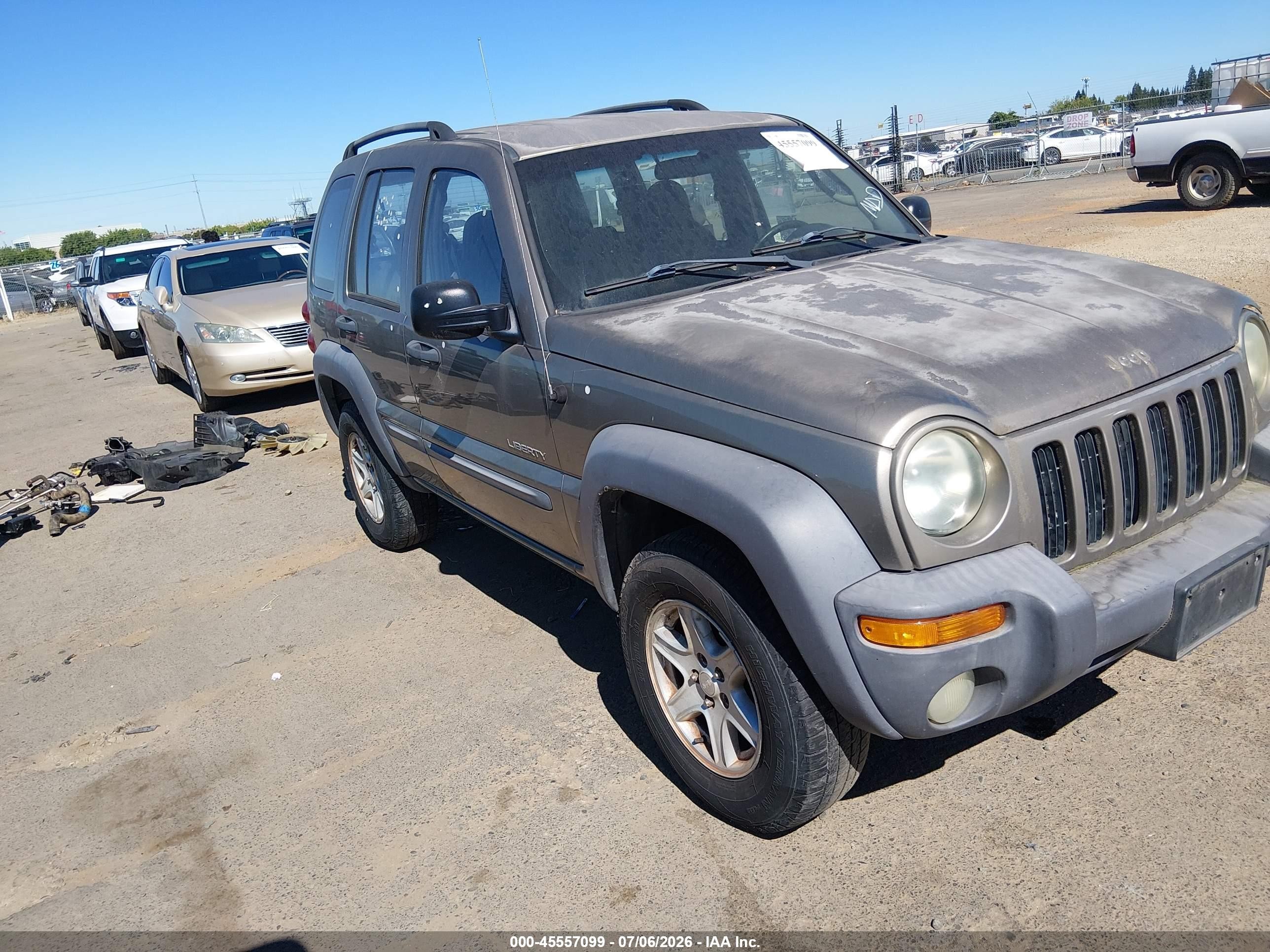 2004 Jeep Liberty Sport Желто-коричневый vin: 1J8GL48K14W119772