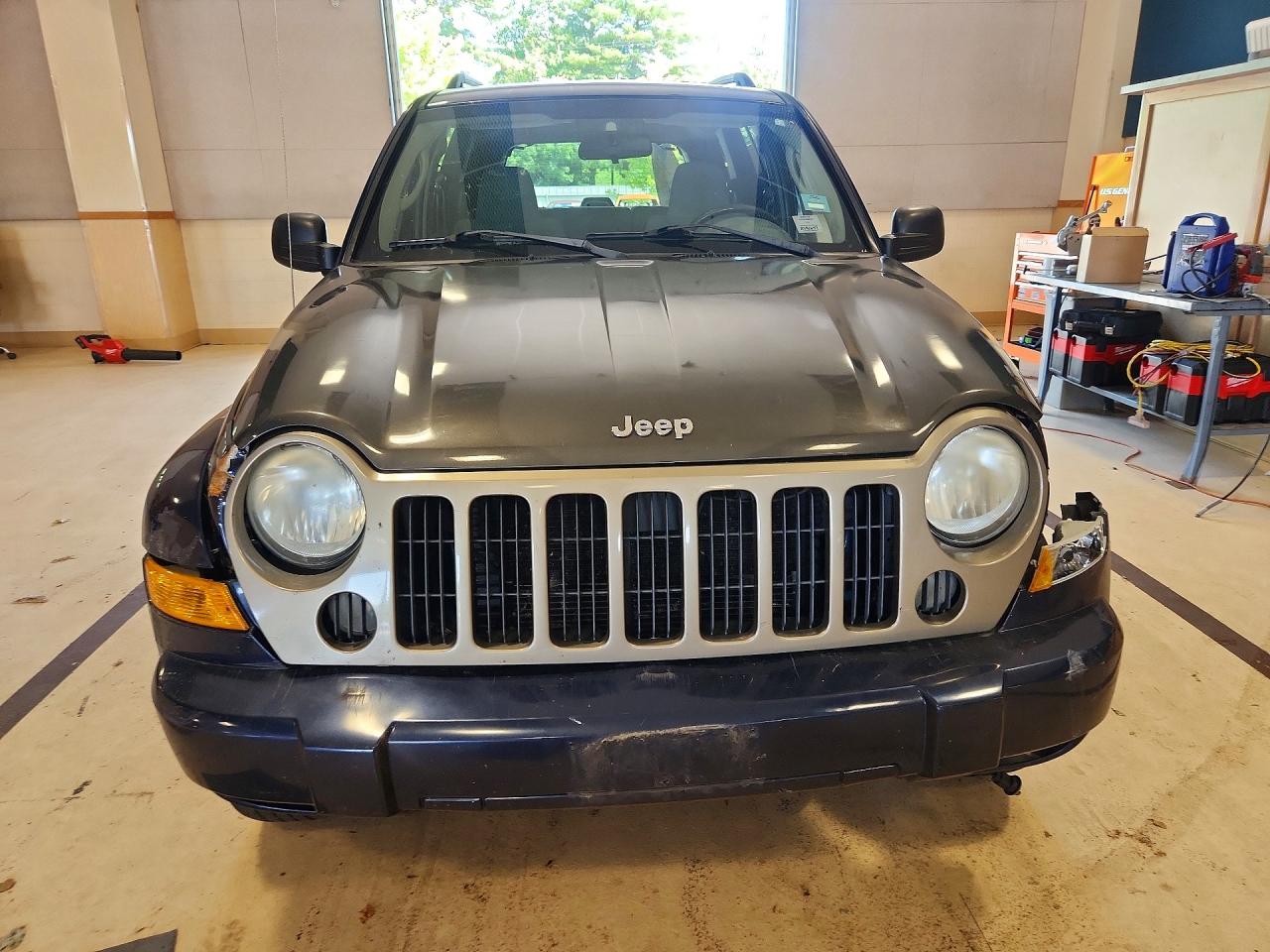 2006 Jeep Liberty Sport Синий vin: 1J8GL48K16W211743