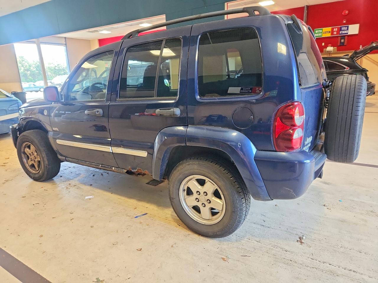 2006 Jeep Liberty Sport Синий vin: 1J8GL48K16W211743