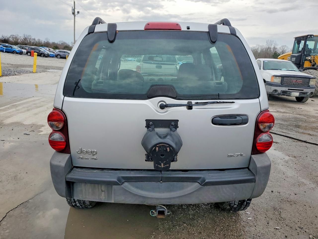 2007 Jeep Liberty Sport Silver vin: 1J8GL48K67W686371