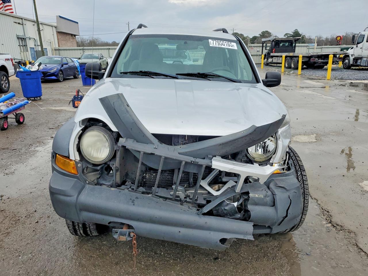 2007 Jeep Liberty Sport Silver vin: 1J8GL48K67W686371