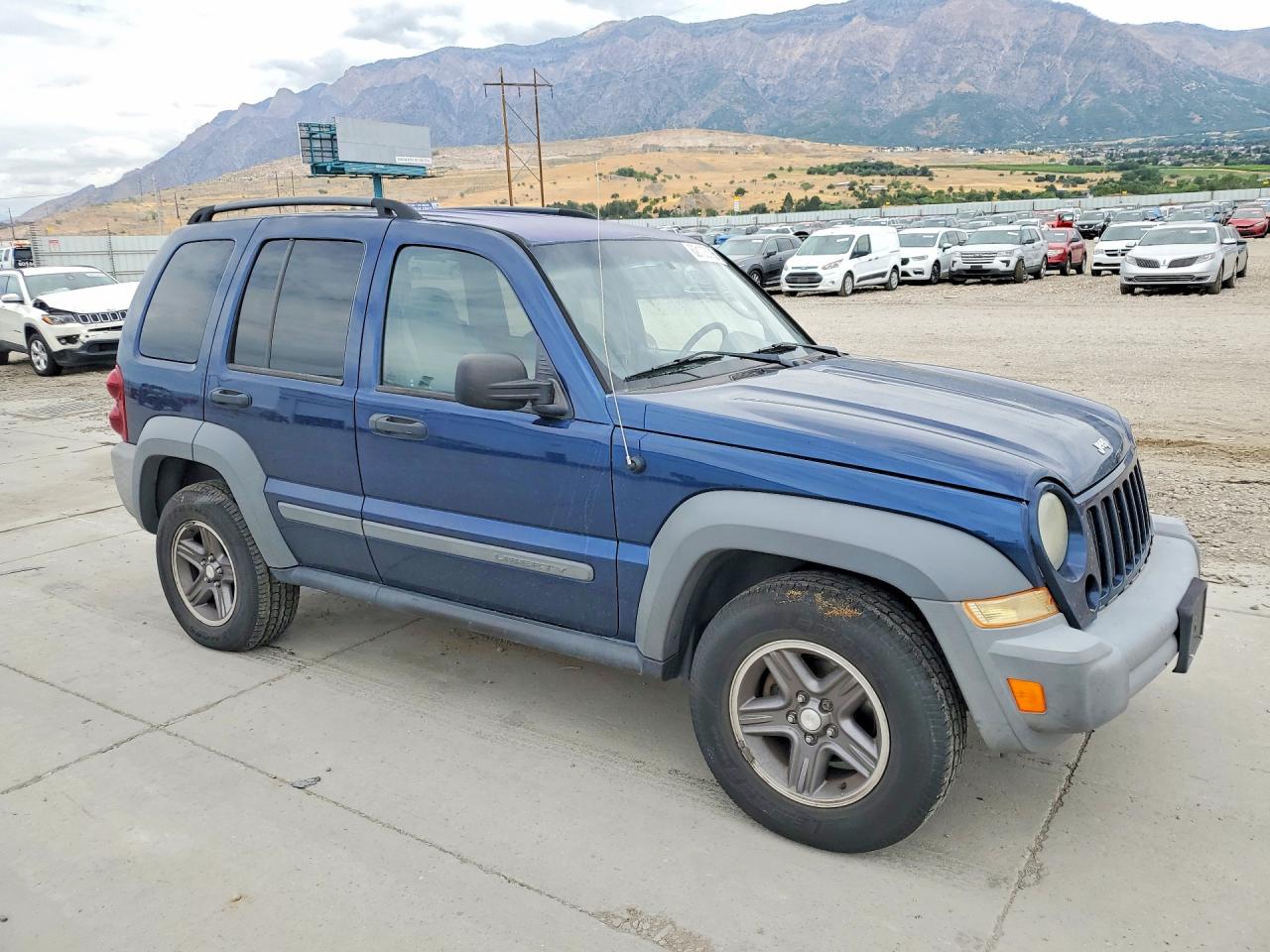 2005 Jeep Liberty Sport Blue vin: 1J8GL48K75W602765