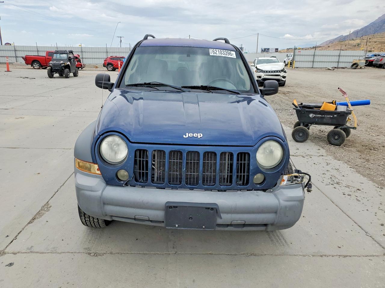2005 Jeep Liberty Sport Blue vin: 1J8GL48K75W602765