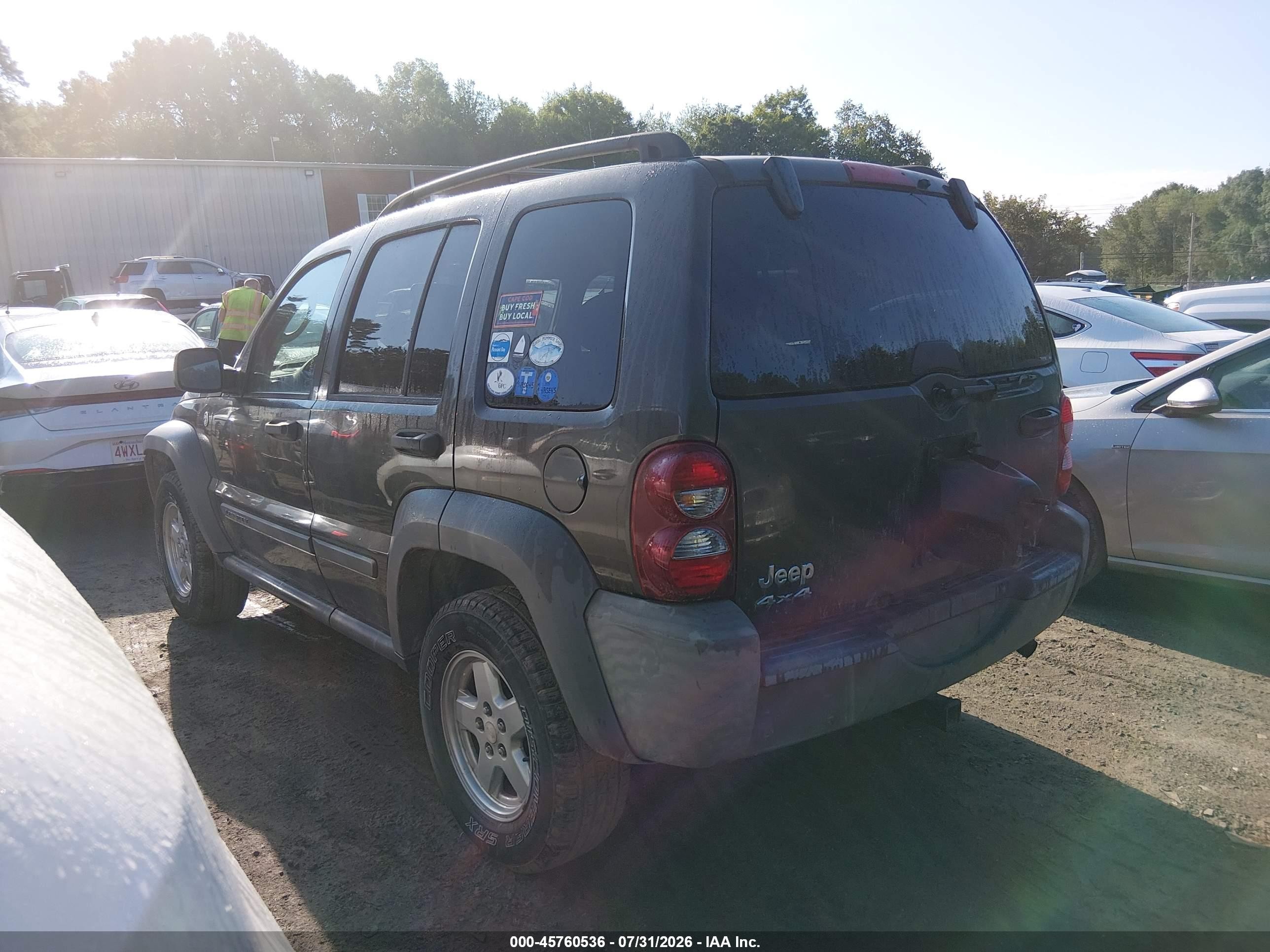 2006 Jeep Liberty Sport Gray vin: 1J8GL48K86W173976