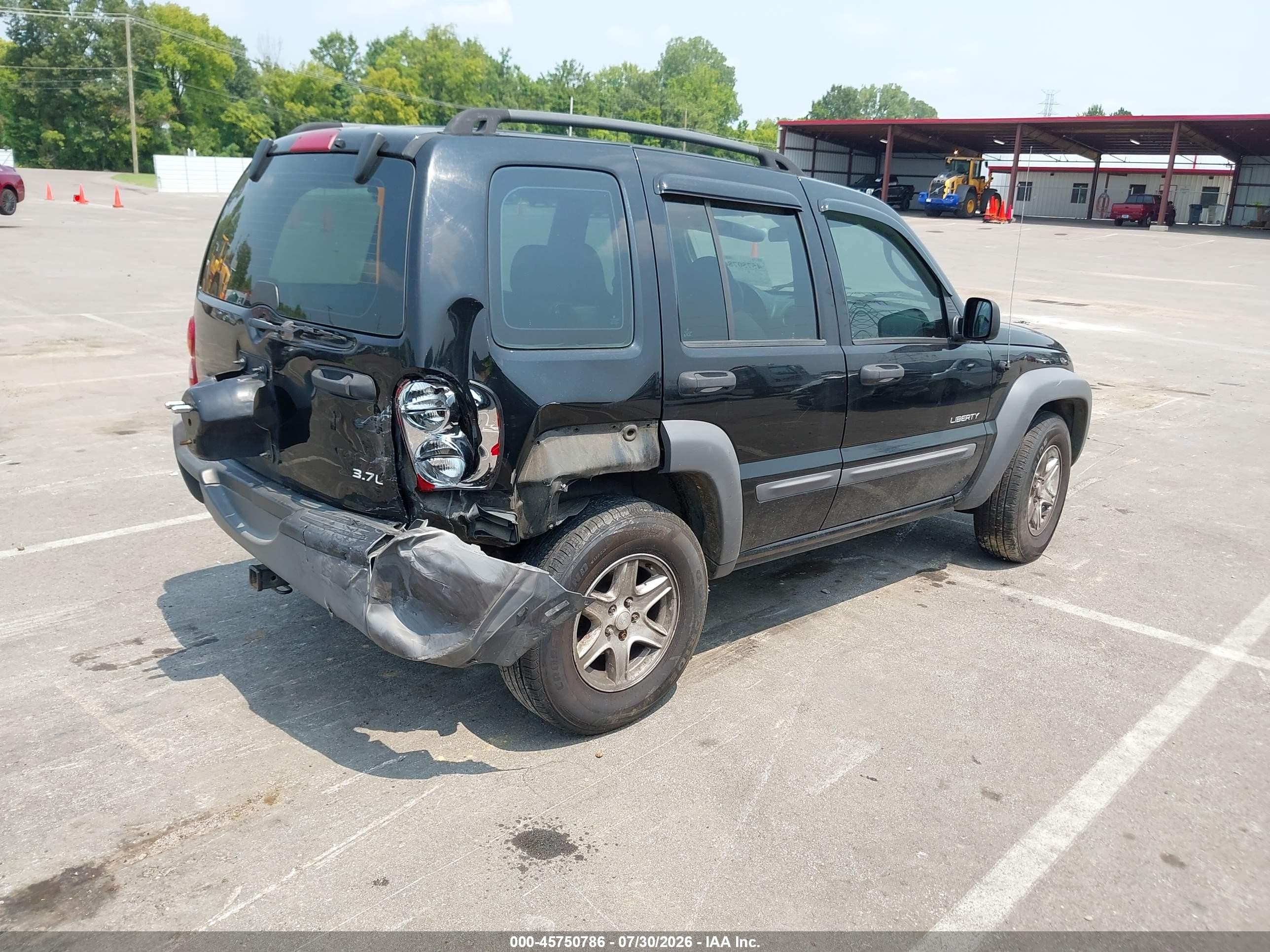 2004 Jeep Liberty Sport Black vin: 1J8GL48K94W318875