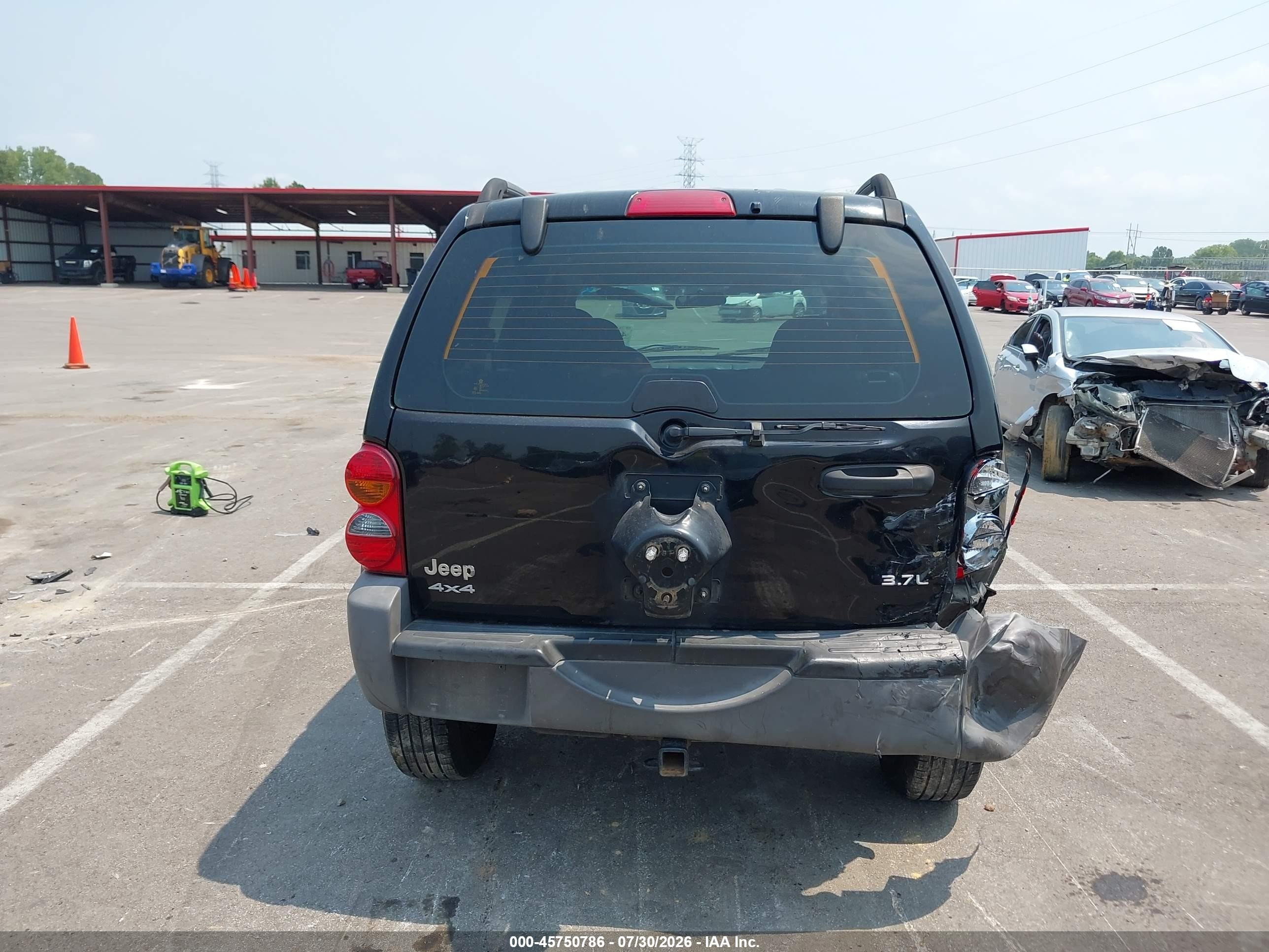 2004 Jeep Liberty Sport Black vin: 1J8GL48K94W318875